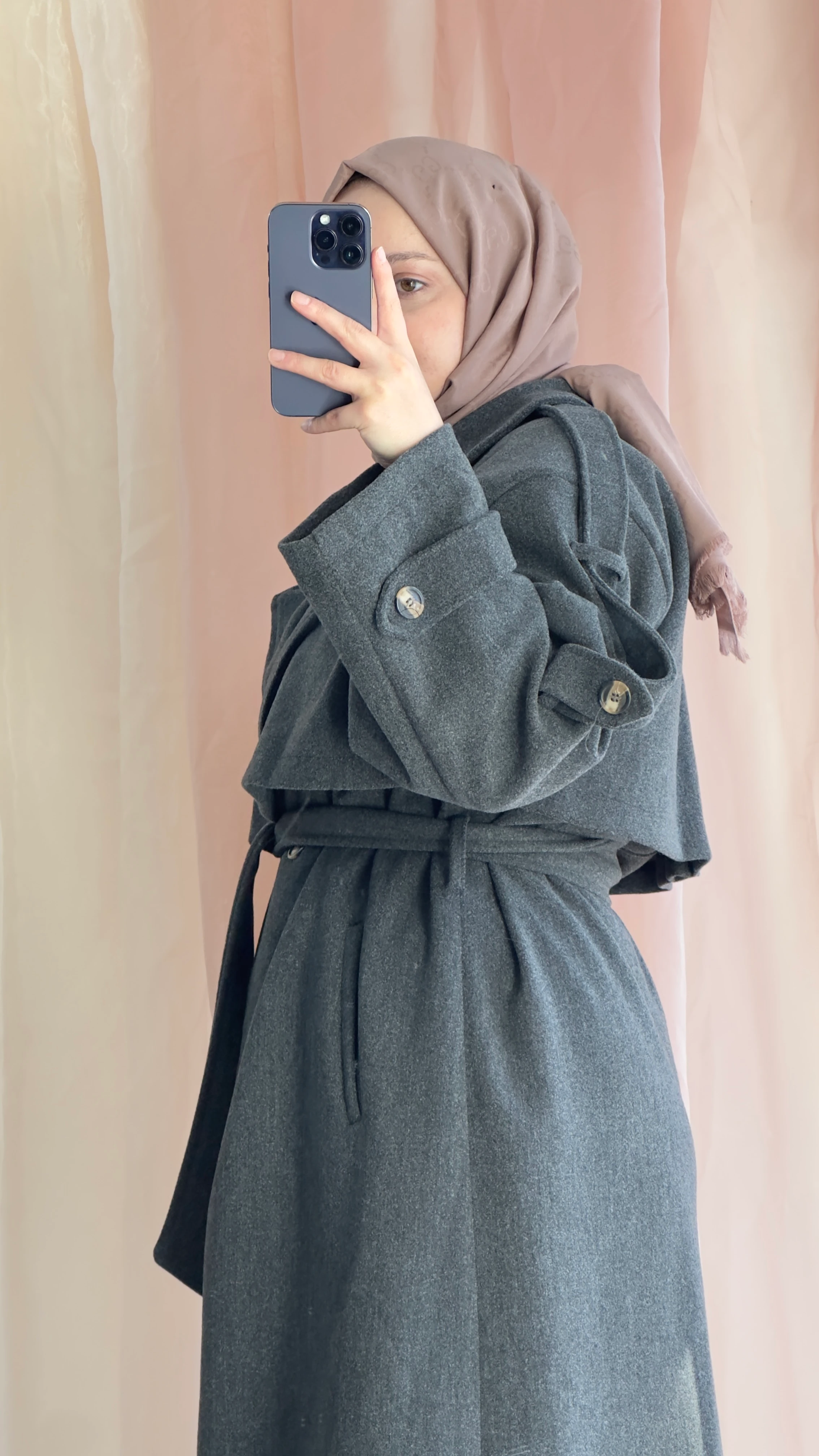 Apoletli Kaşe Kaban