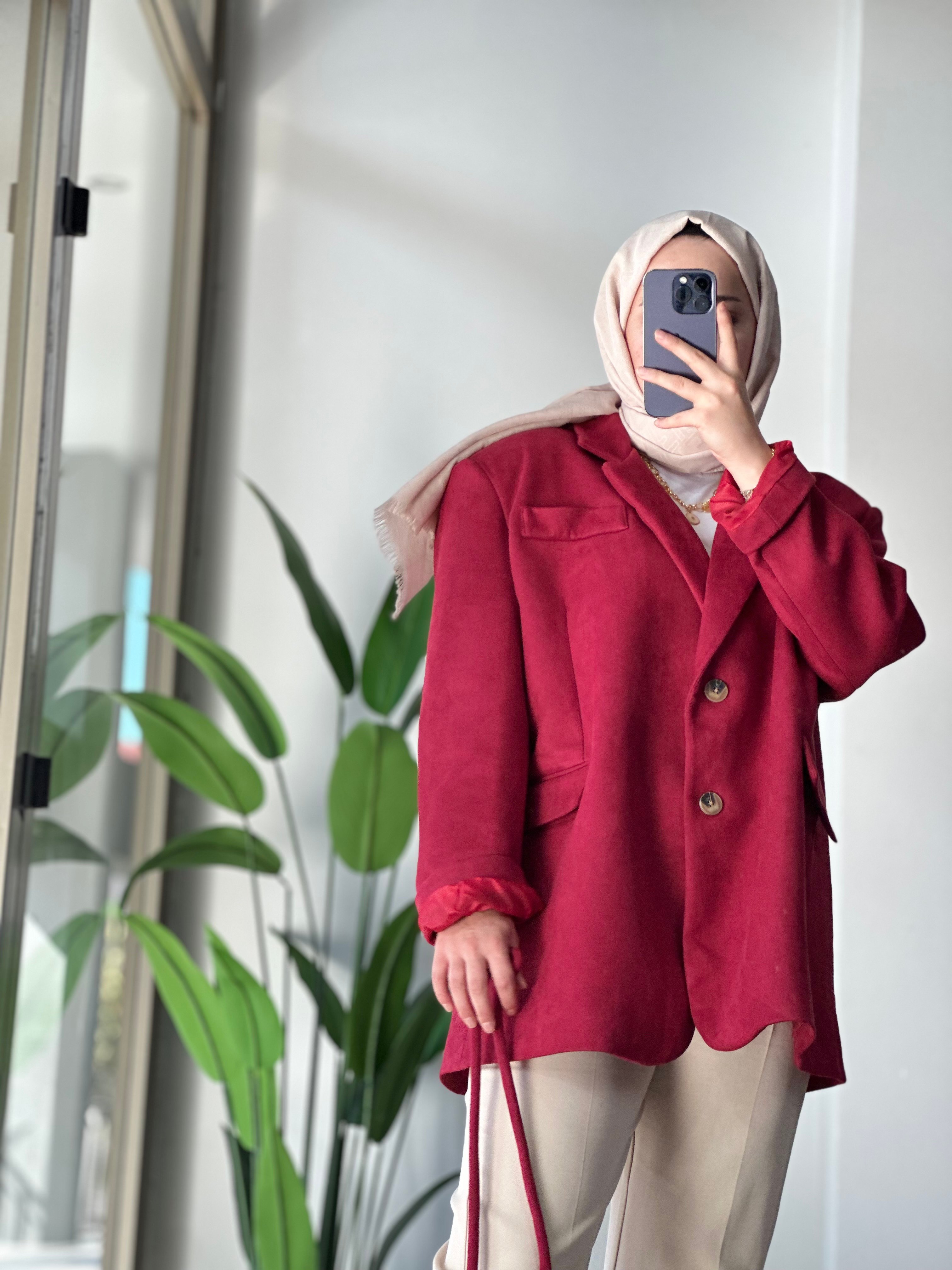 Süet Blazer Ceket