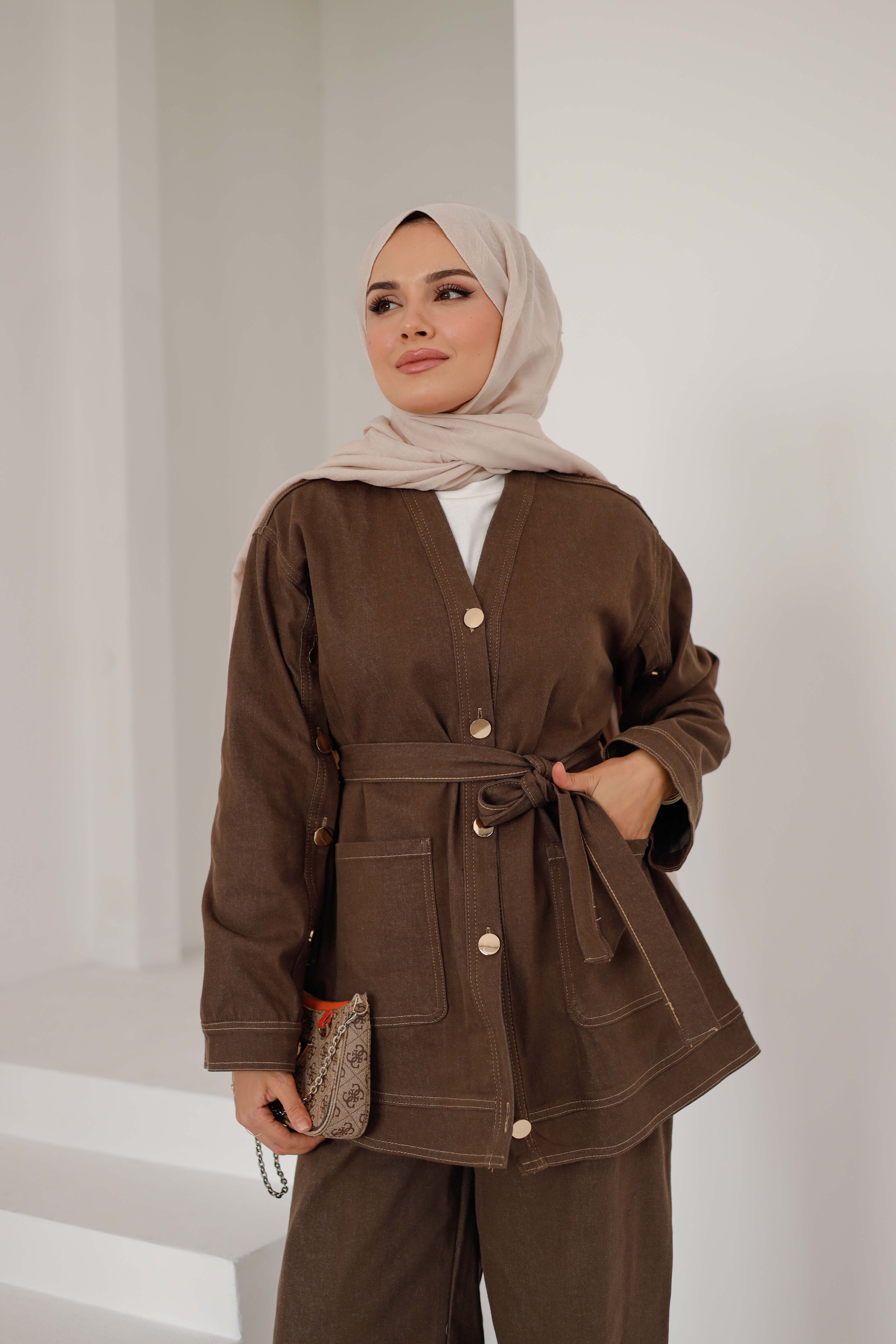 Aysima Kot Ceket Pantolon Takım