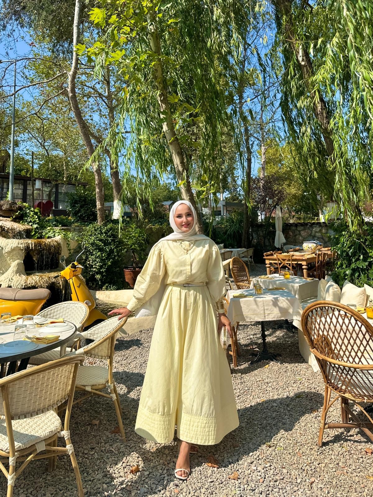 Gina Gömlek Etek Takım - Lime