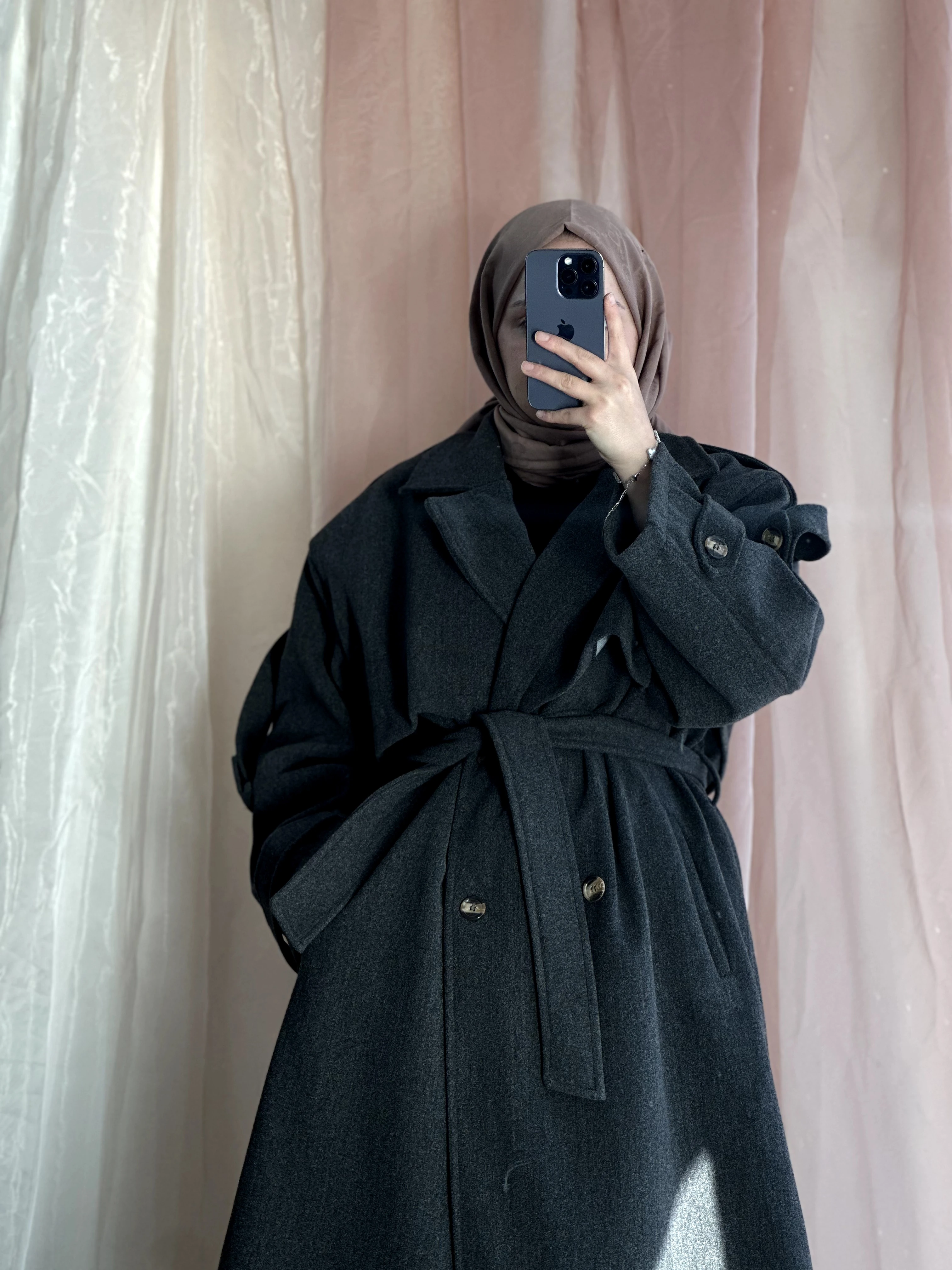 Apoletli Kaşe Kaban