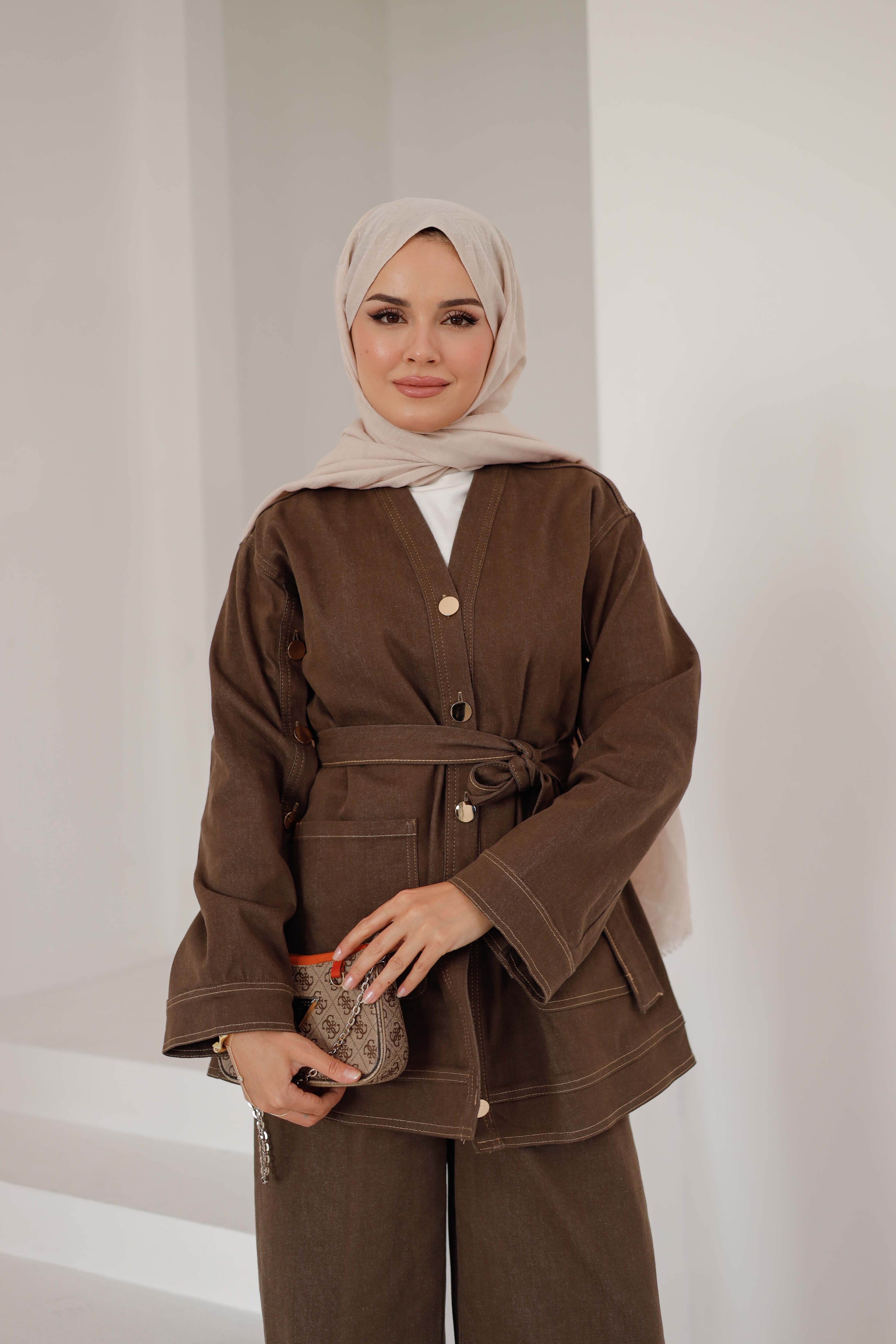 Aysima Kot Ceket Pantolon Takım