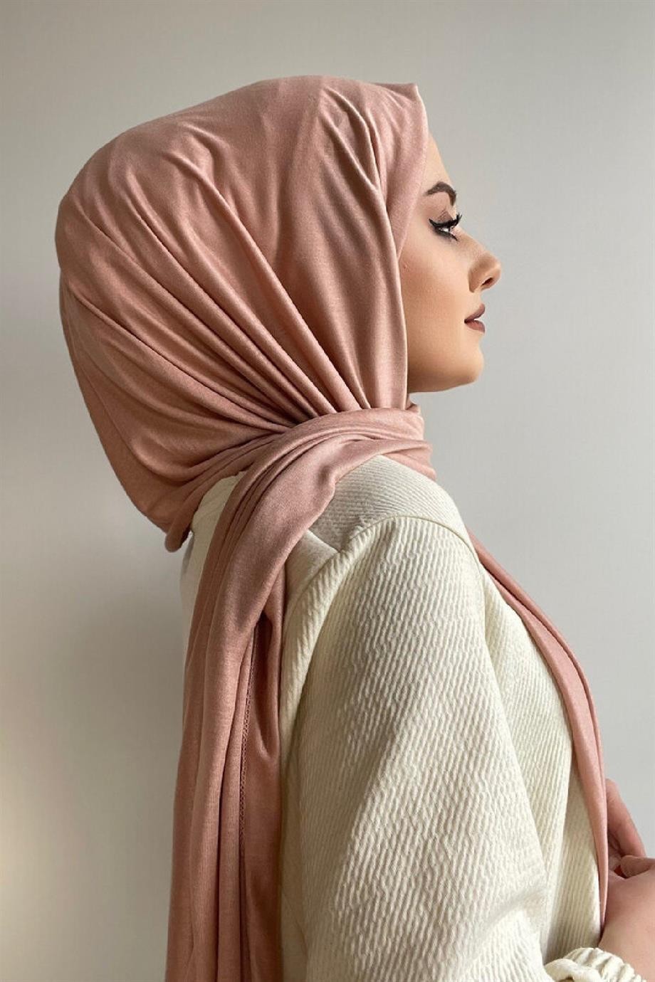 Cotton Jersey Scarf - Pink