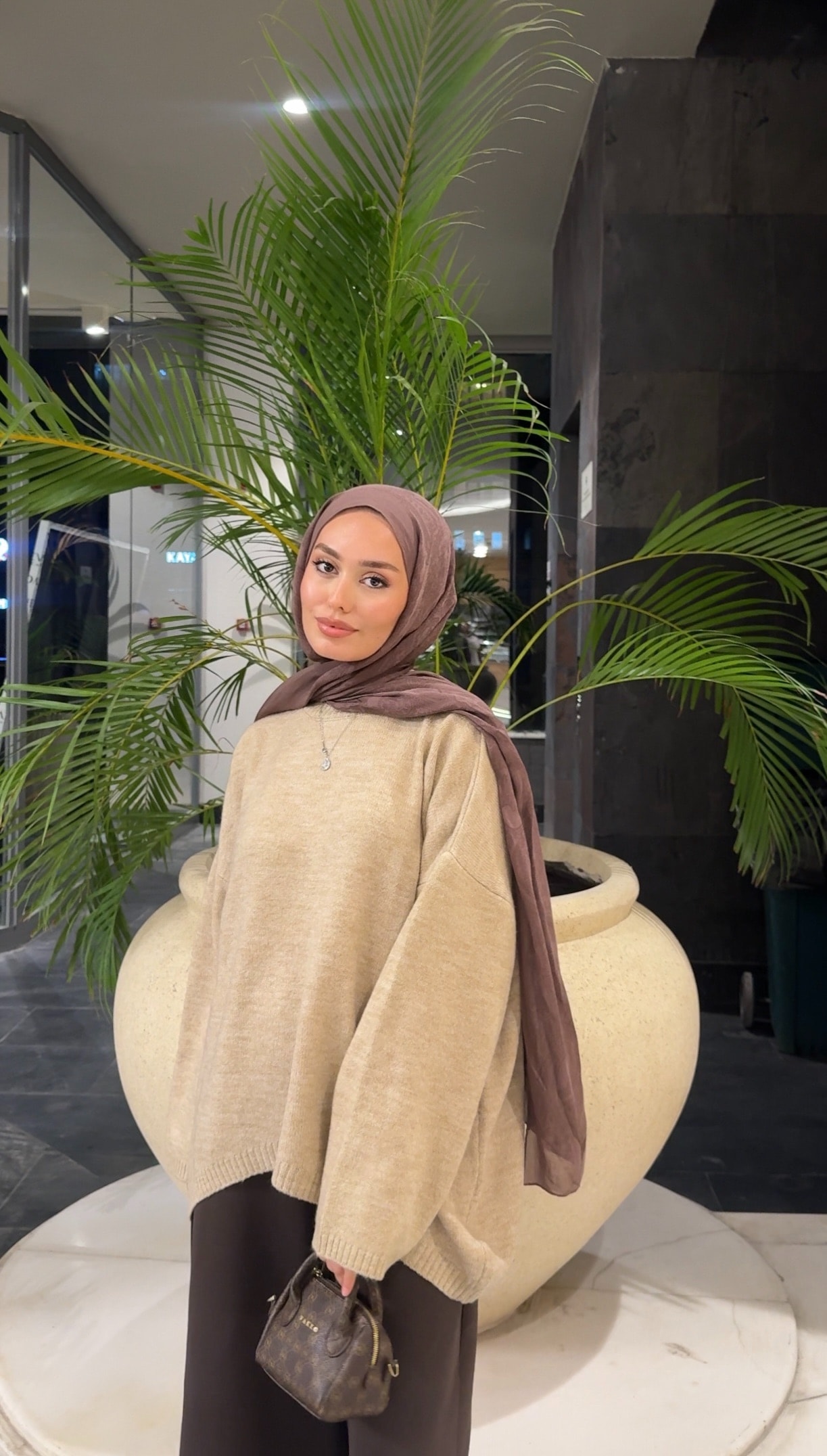 Hazel Triko Kazak - Krem