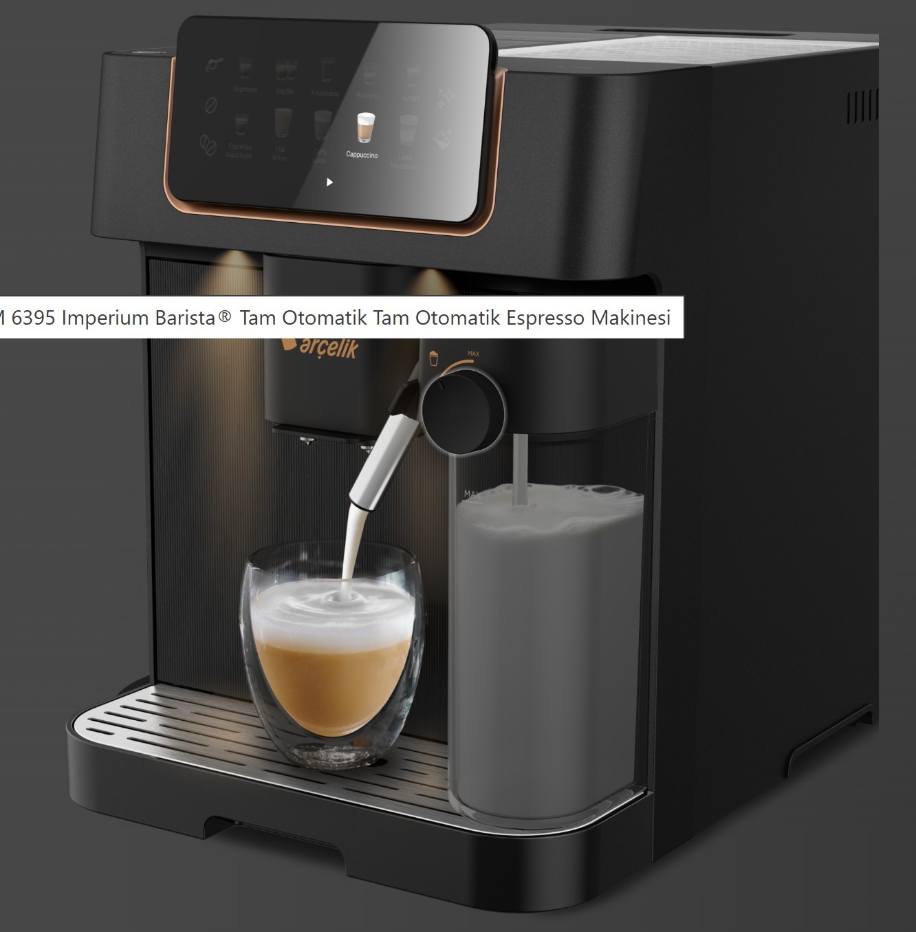 ARÇELİK EM 6395 İMPERİUM BARİSTA TAM OTOMATİK ESPRESSO MAKİNESİ