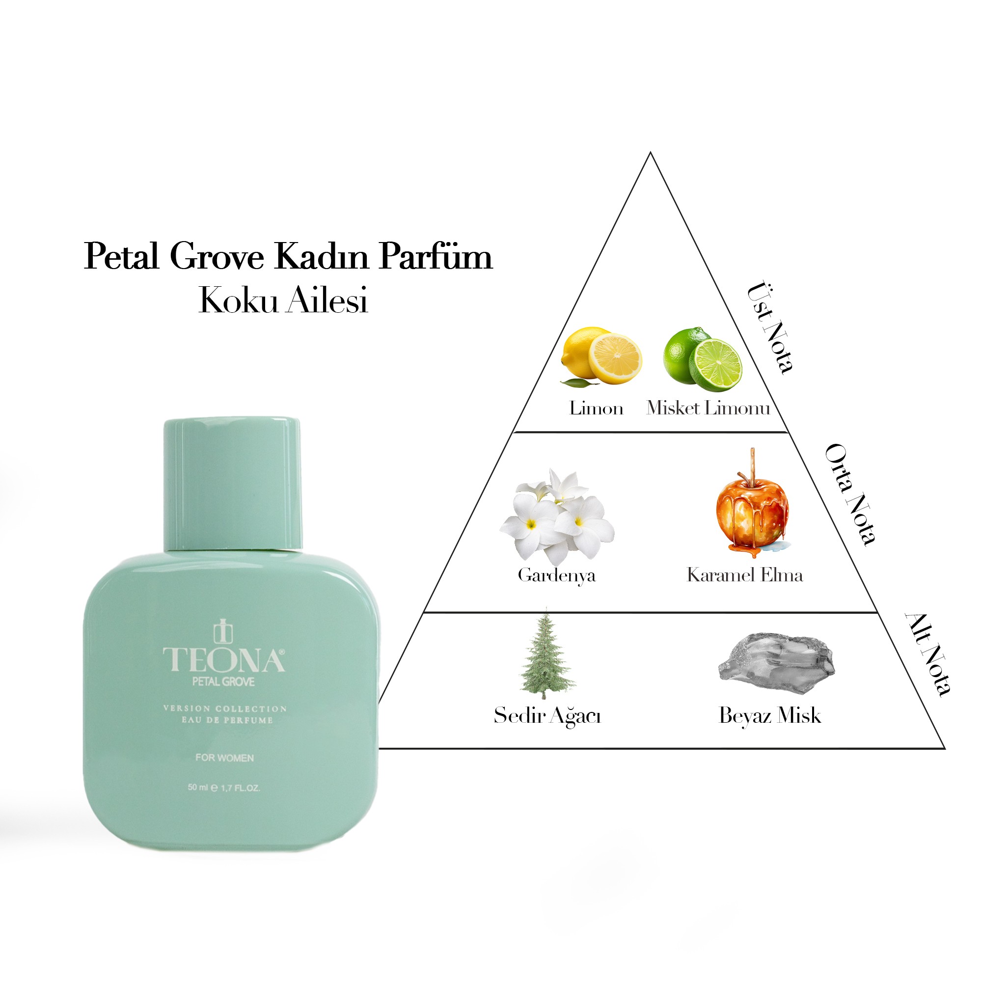 Petal Grove Çiçeksi Kadın Parfüm 50ml