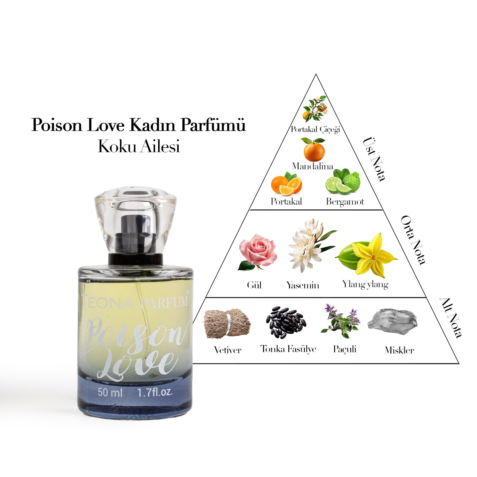 Poison Love Odunsu Kadın Parfümü 50ml