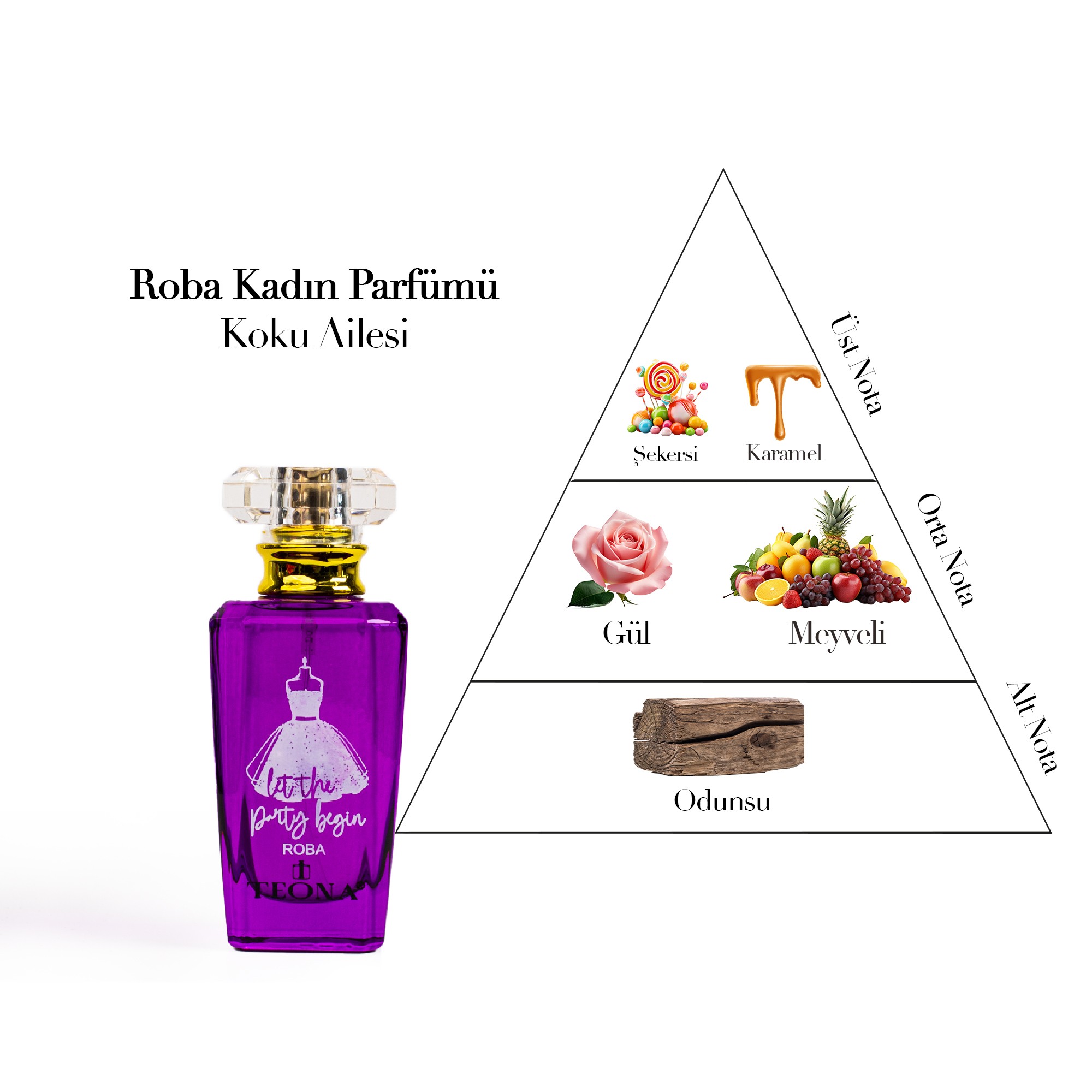 Roba Meyveli Kadın Parfümü 50 ml