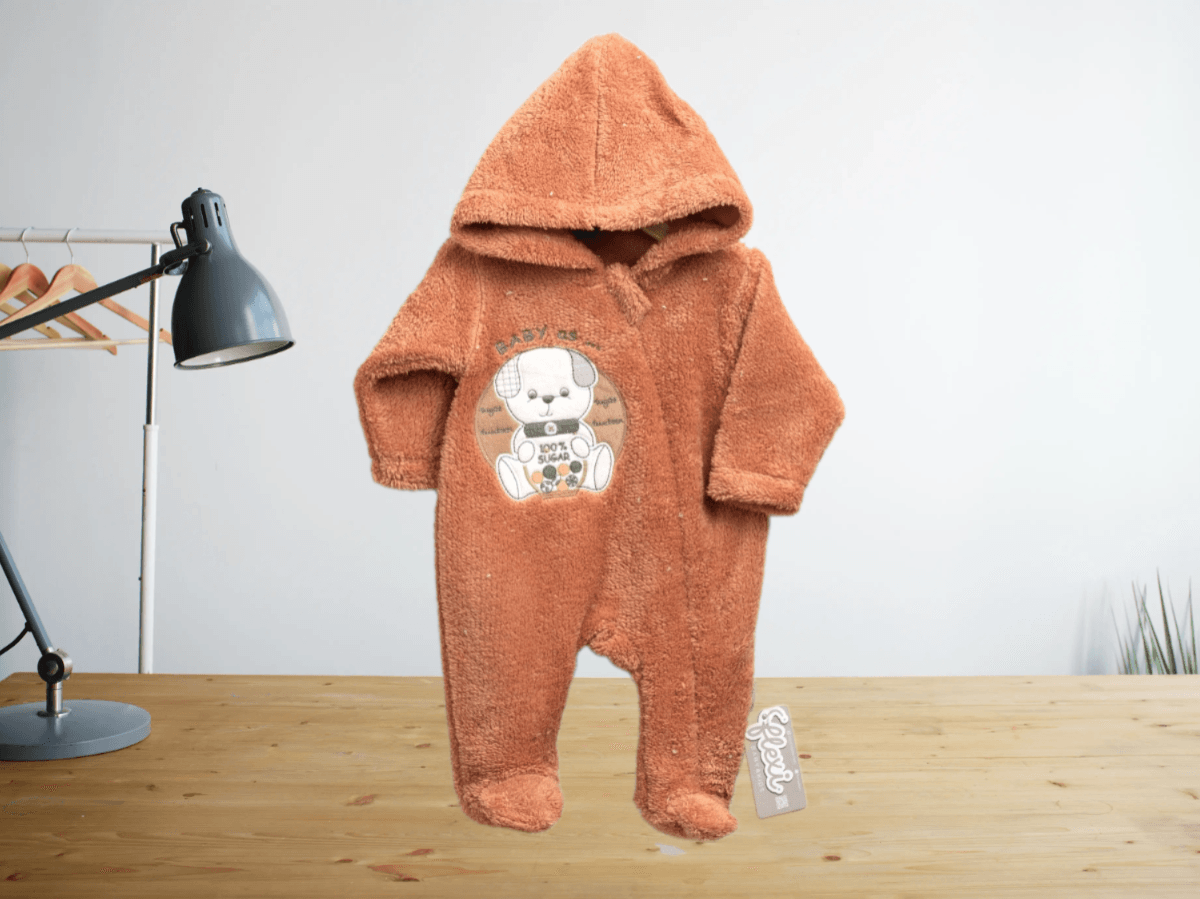 0/6 AY BEBEK TULUM KÖPEK NAKIŞLI - 0-3 ay