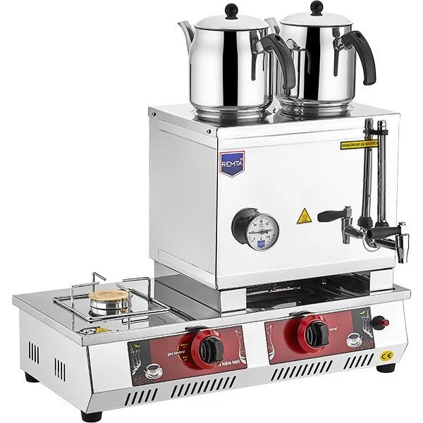 Remta - 40 Model İki Demlikli Gazlı (CE) Çay Ocağı 29 lt