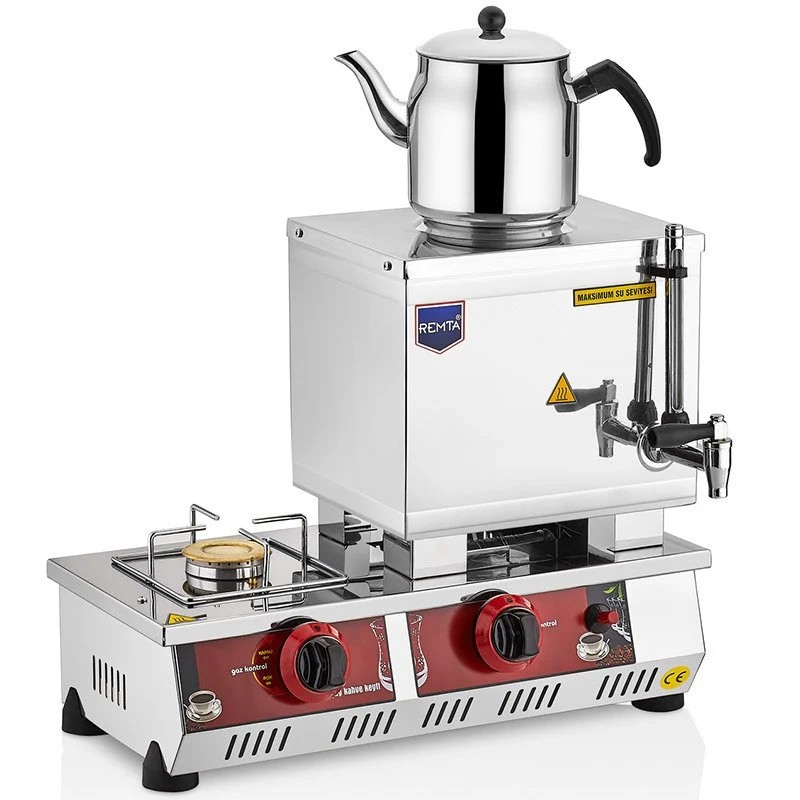 Remta - 15 Model Tek Demlikli Gazlı (CE) Çay Ocağı 14 lt