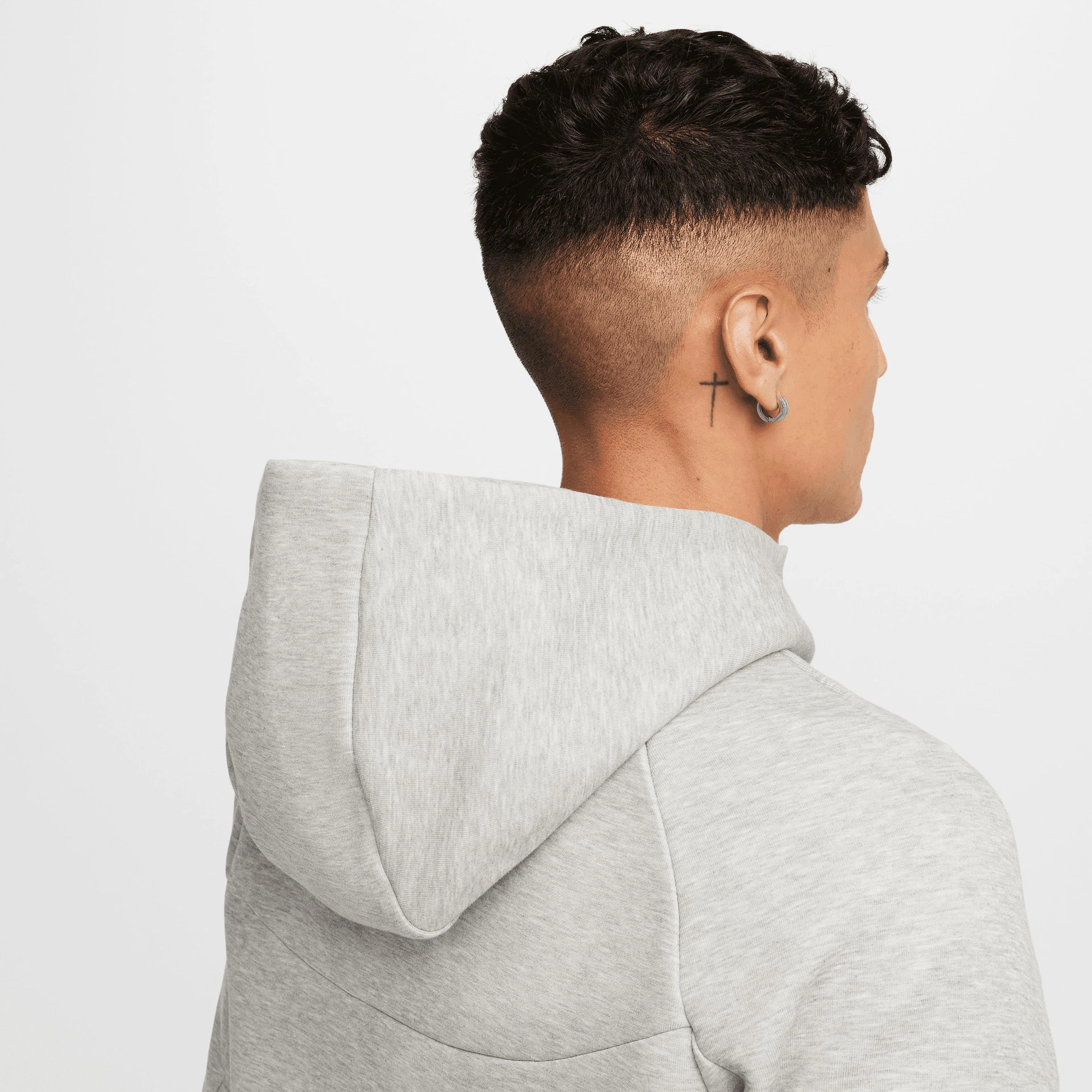 Tech Full-Zip Windrunner Hoodie - Dark Grey Heather/Black