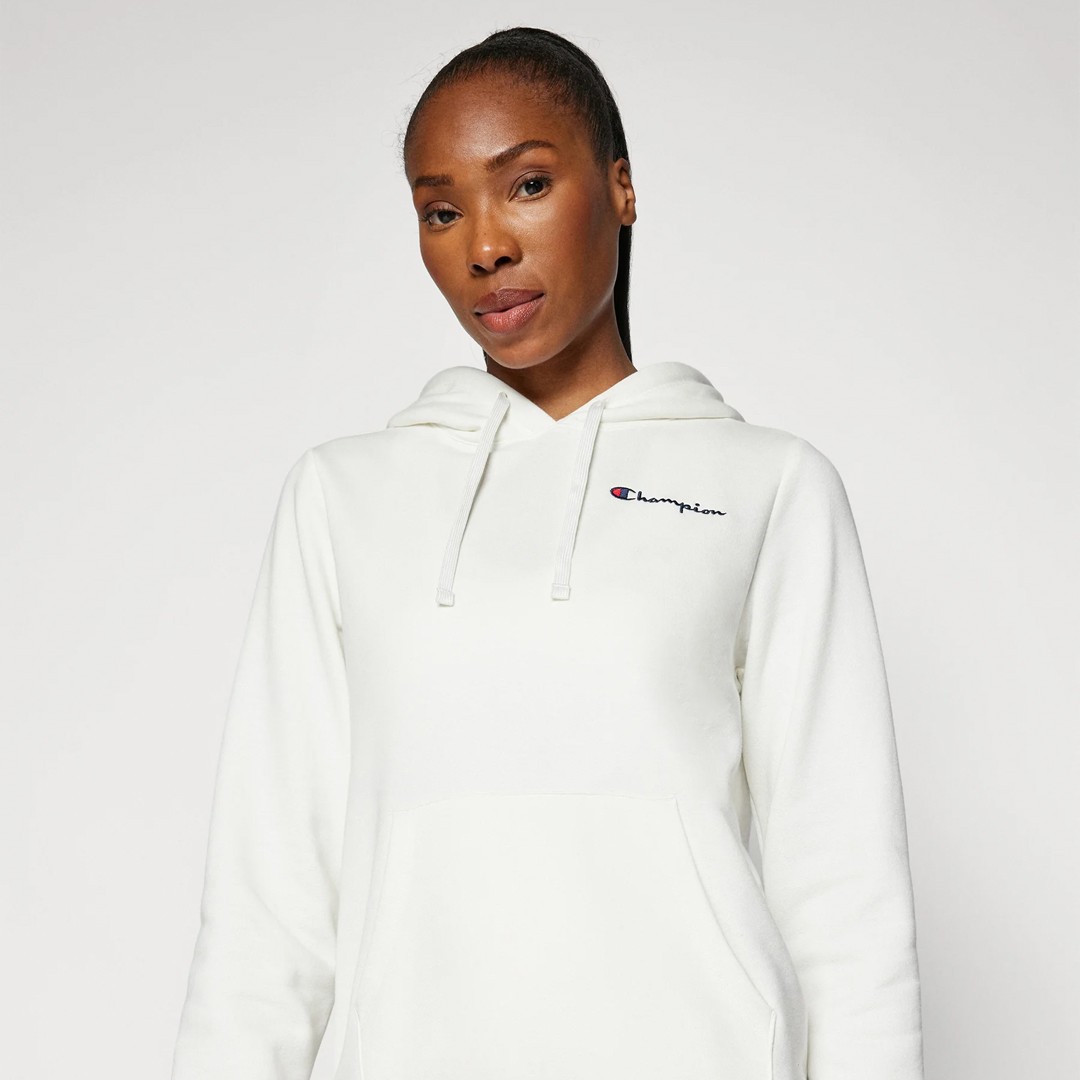 Eco Organic Cotton Hoodie - Beyaz
