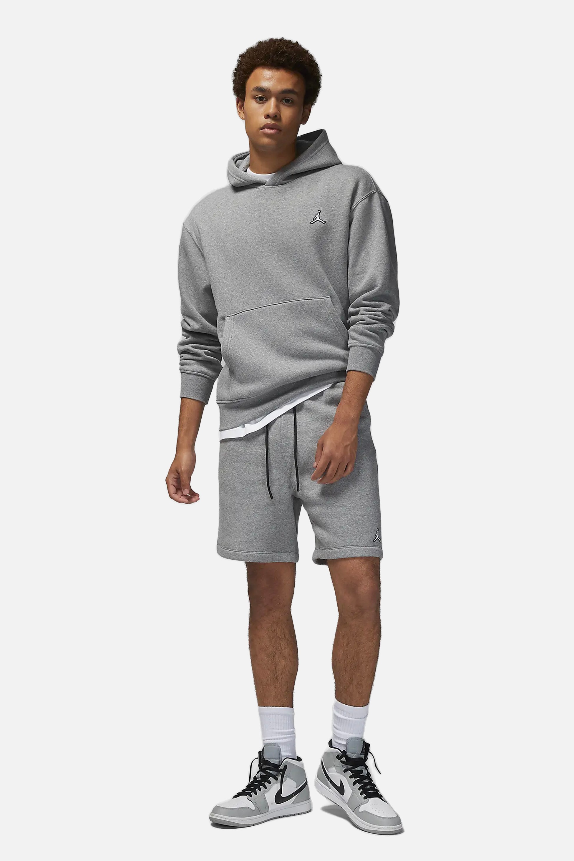 Jordan Brooklyn Fleece Hoodie - Dark Grey Heather