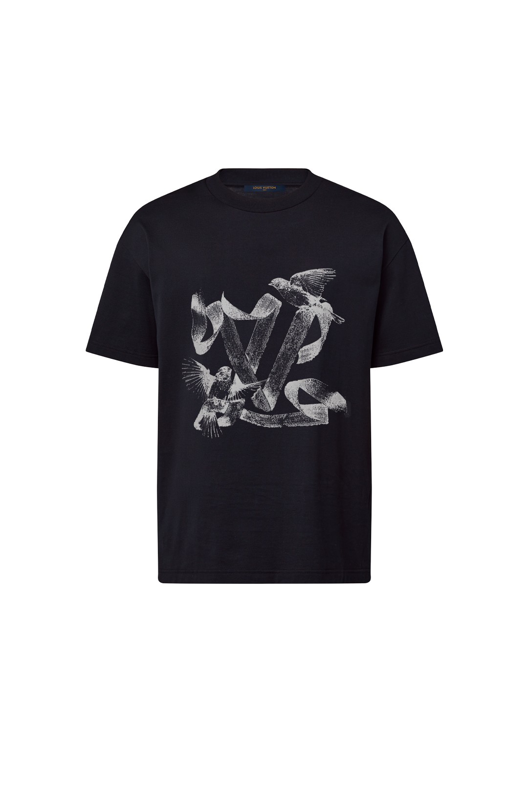 Printed Cotton T-Shirt - Siyah