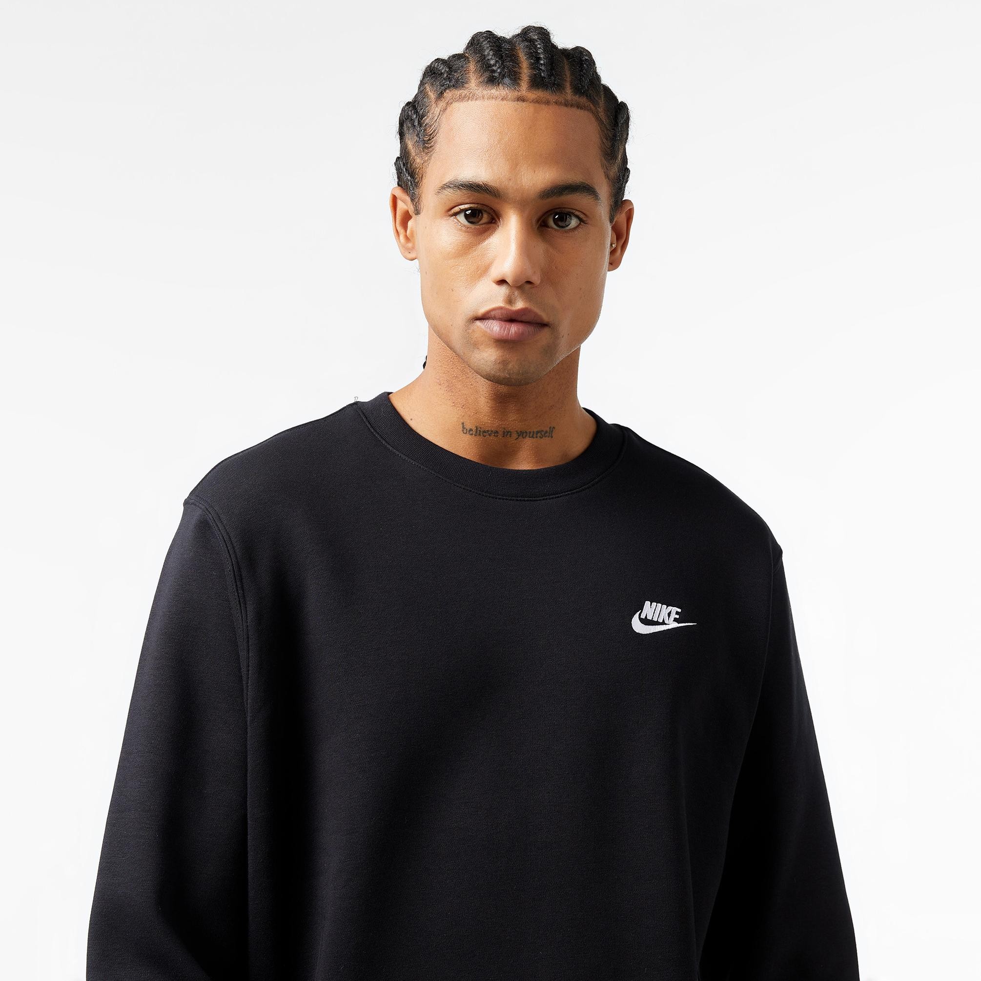 Club French Terry Sweatshirt - Siyah