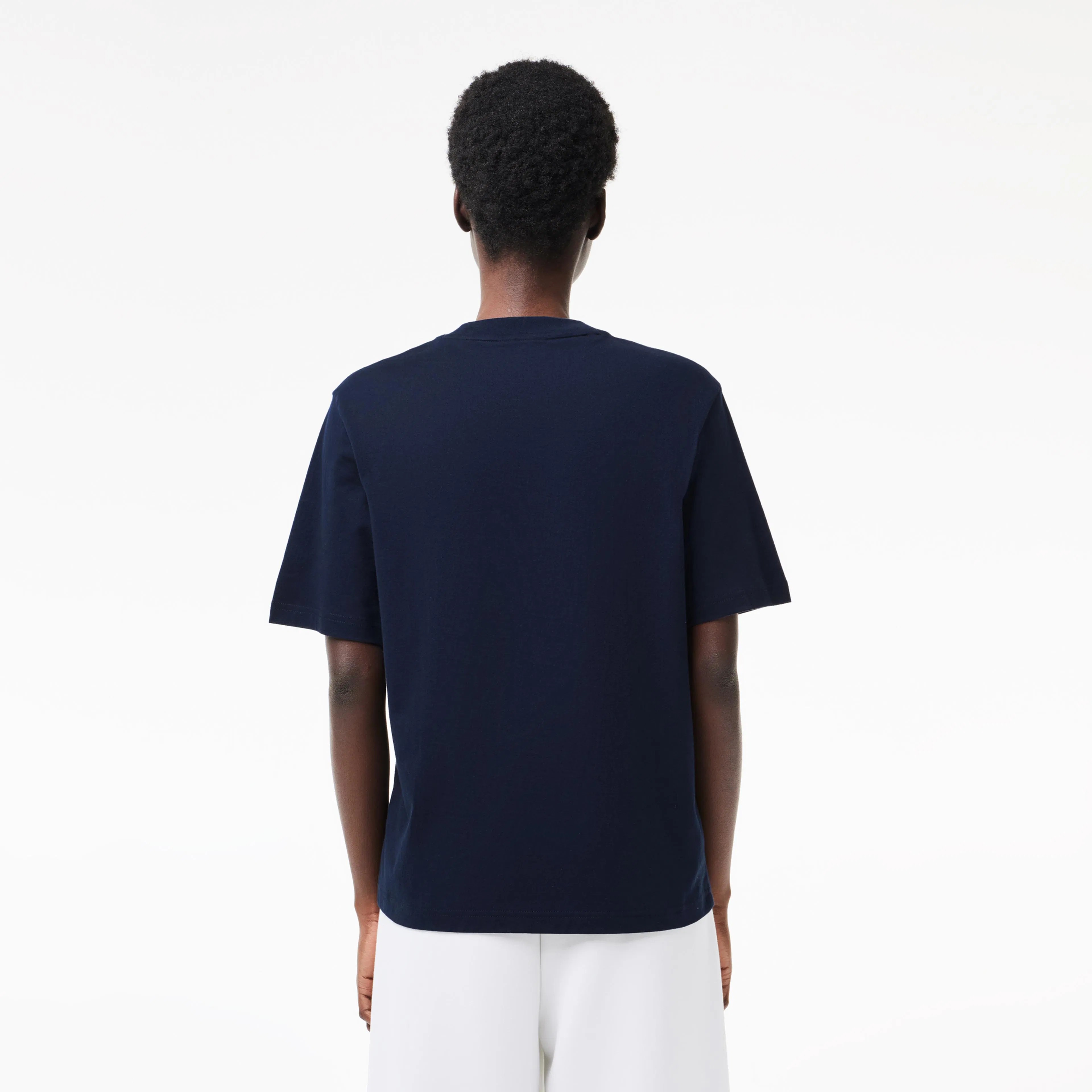 Classic Fit Bisiklet Yaka T-Shirt - Lacivert