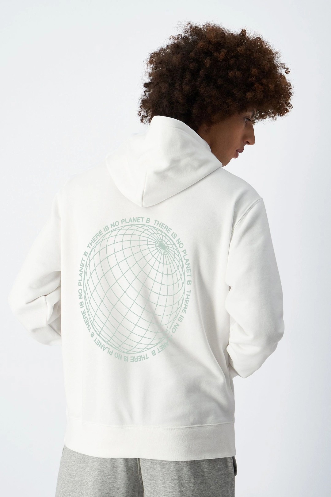 Eco Future Crewneck Hoodie - Beyaz