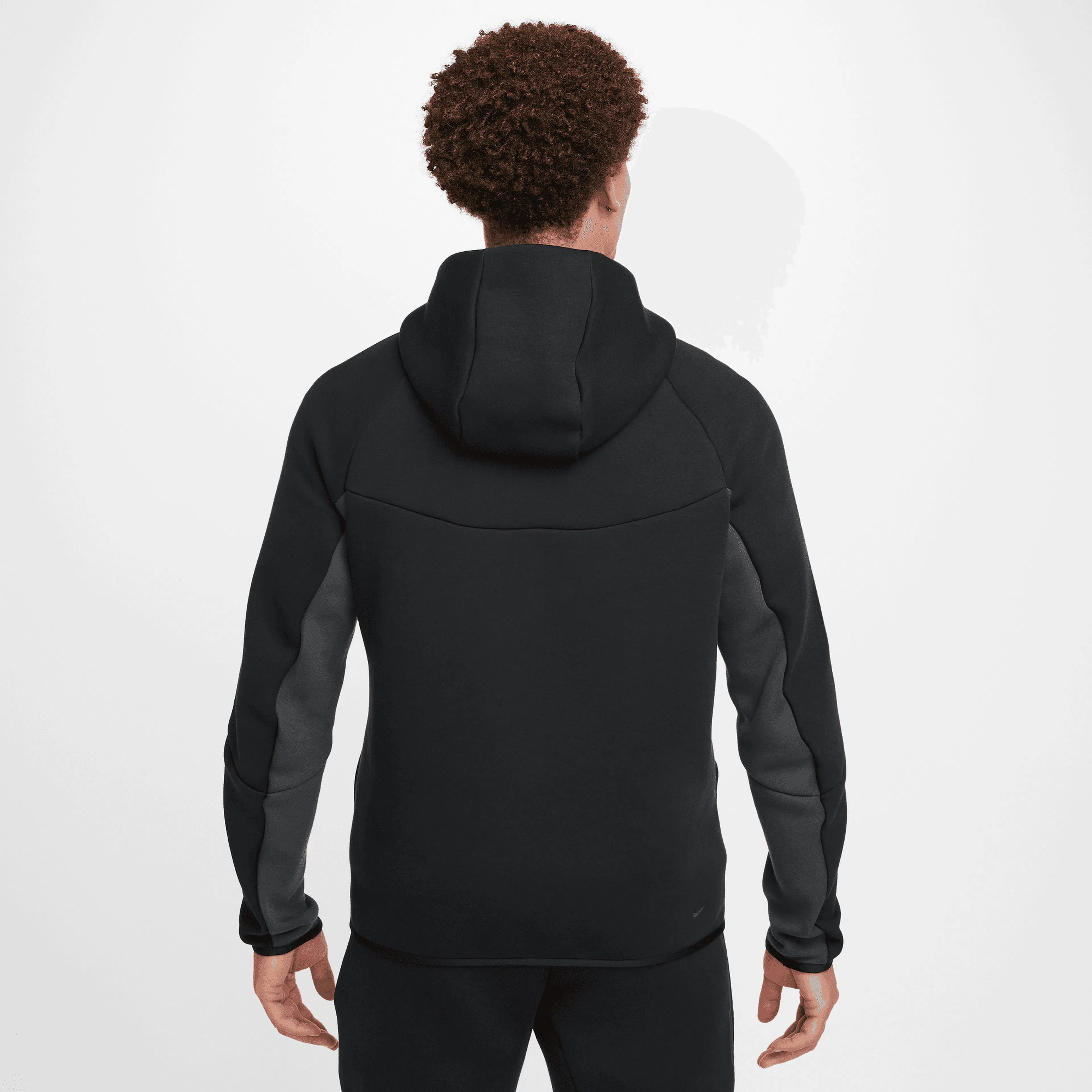 Tech Full-Zip Windrunner Hoodie - Black/Anthracite/Green Strike