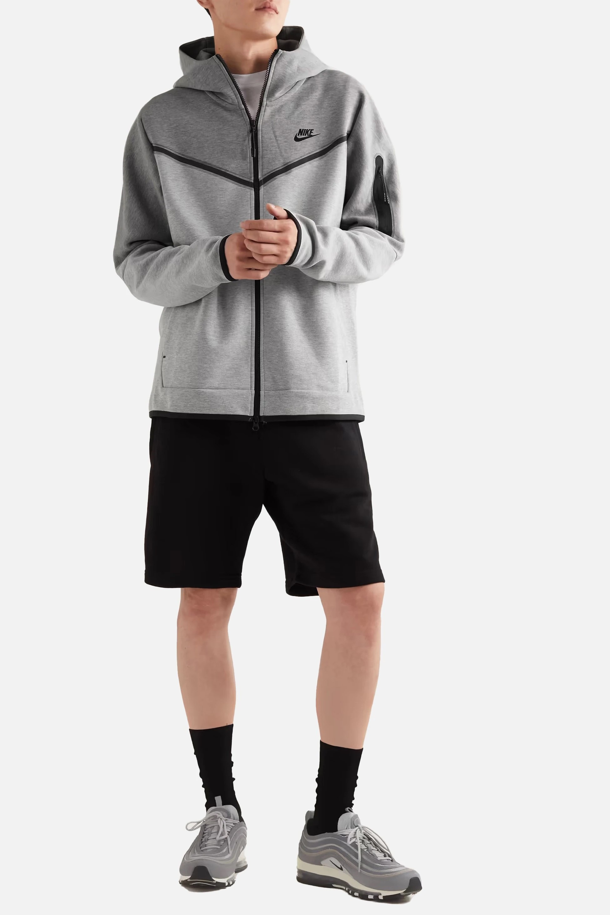 Tech Fleece Full-Zip Hoodie - Antrasit / Gri