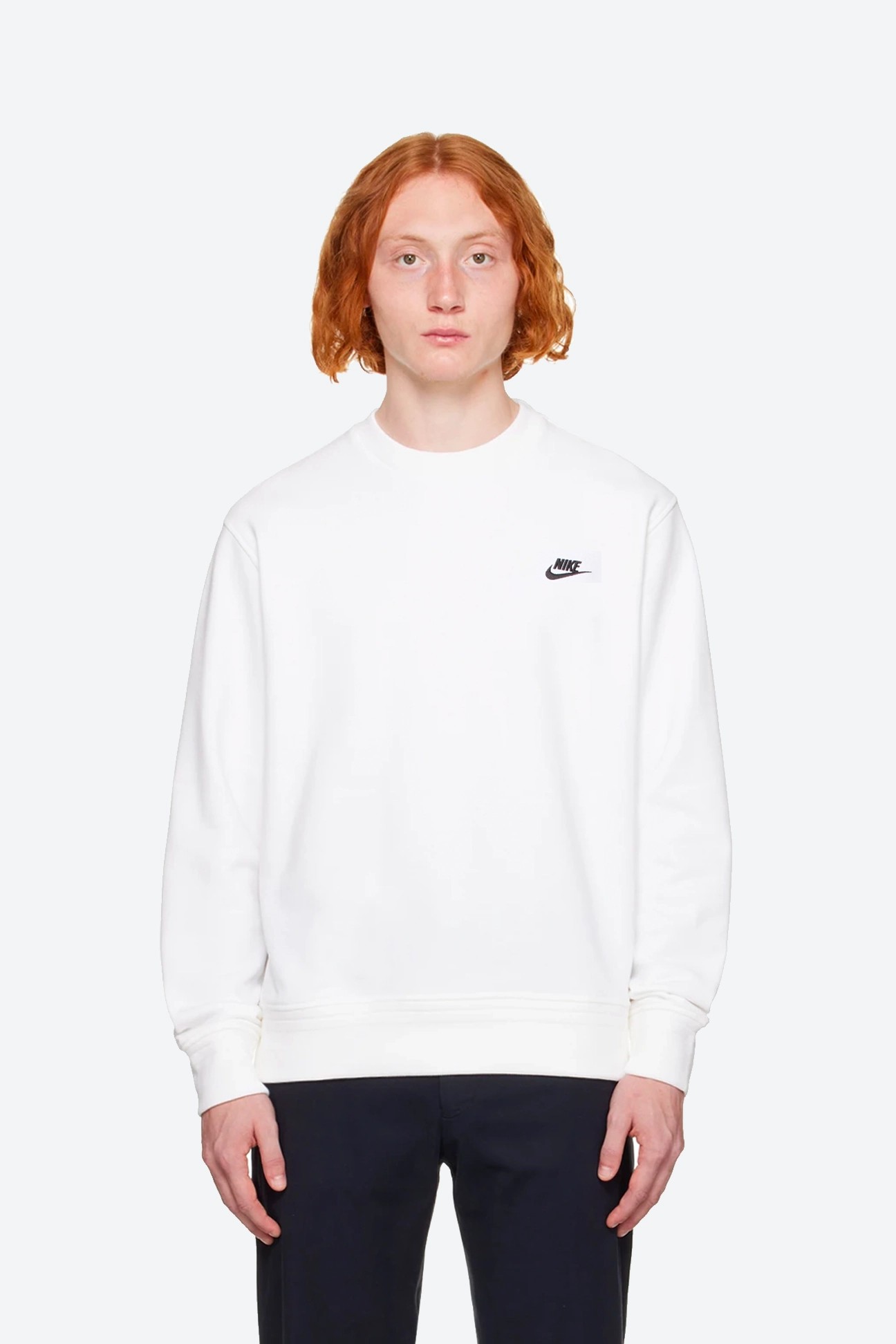 Club French Terry Sweatshirt - Beyaz