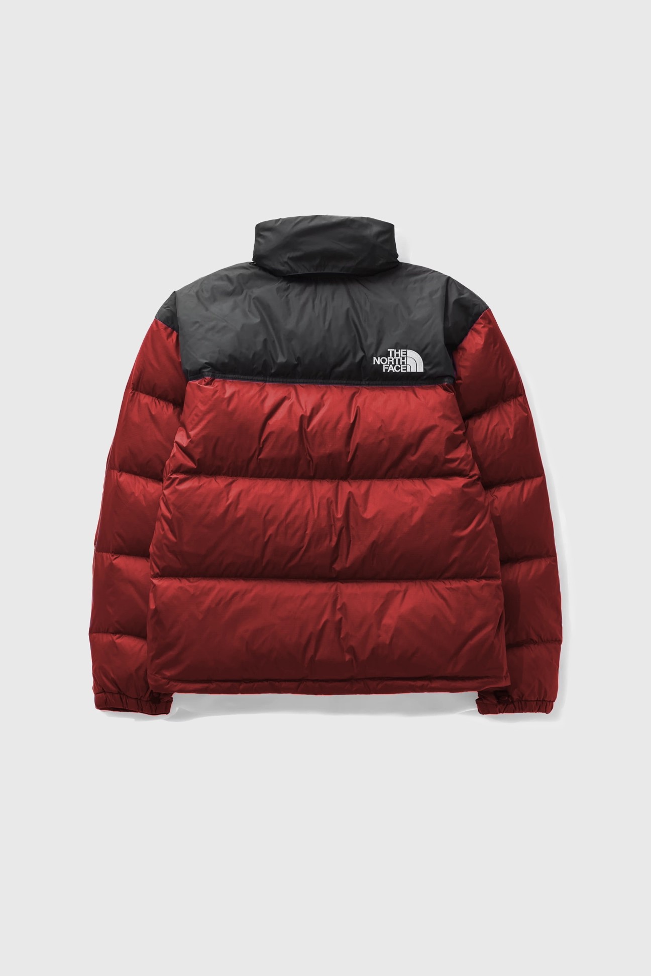 1996 Retro Nuptse Mont - Siyah / Kırmızı