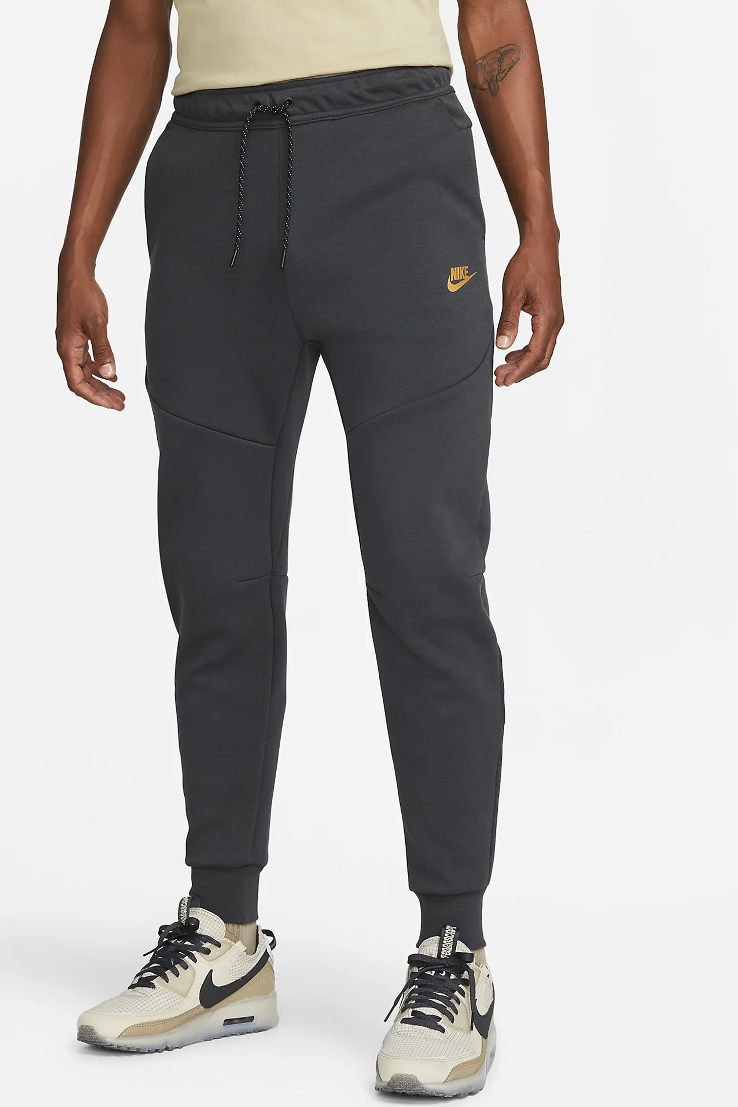 Tech Fleece Joggers - Siyah / Antrasit / Gold