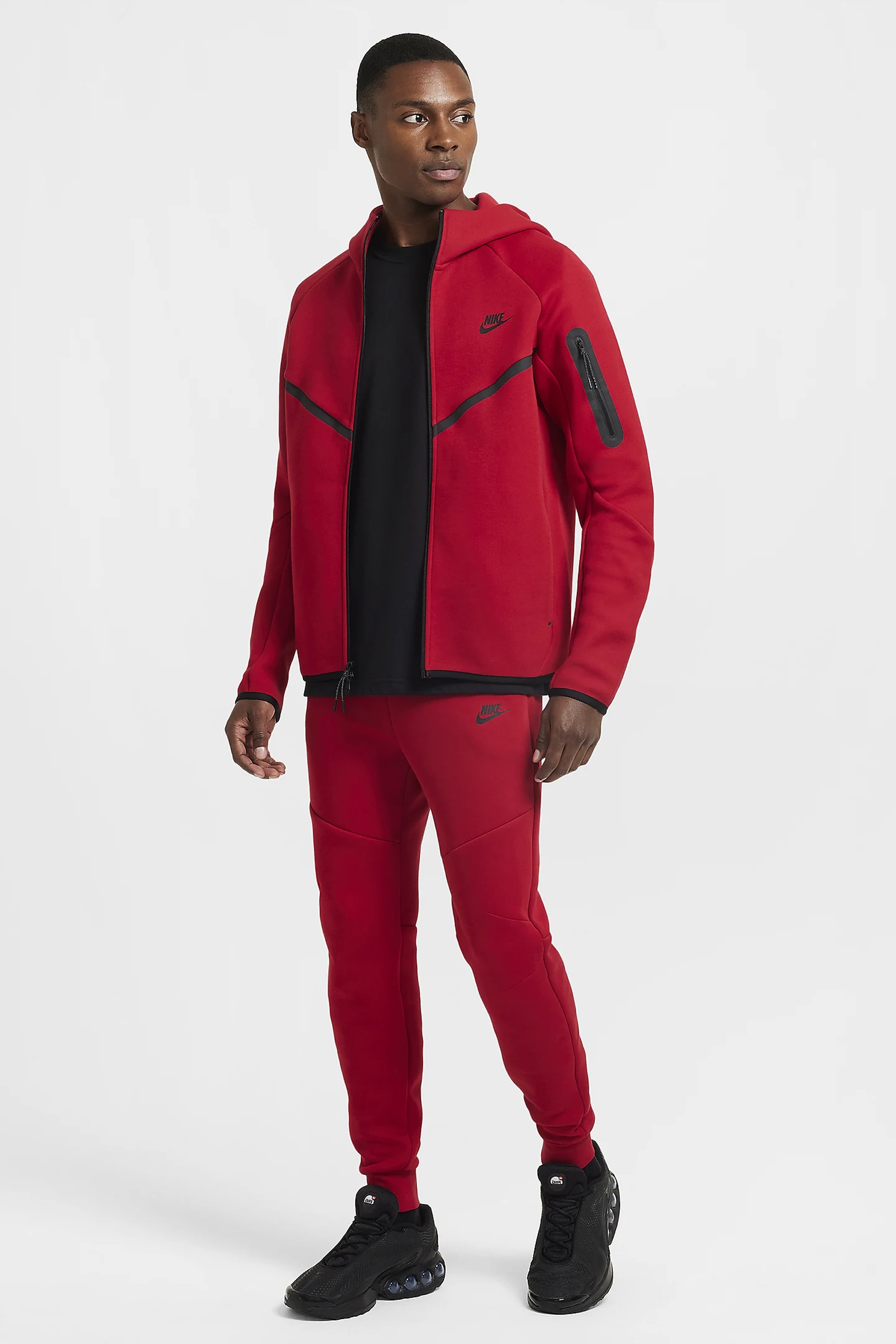 Tech Fleece Joggers - University Red