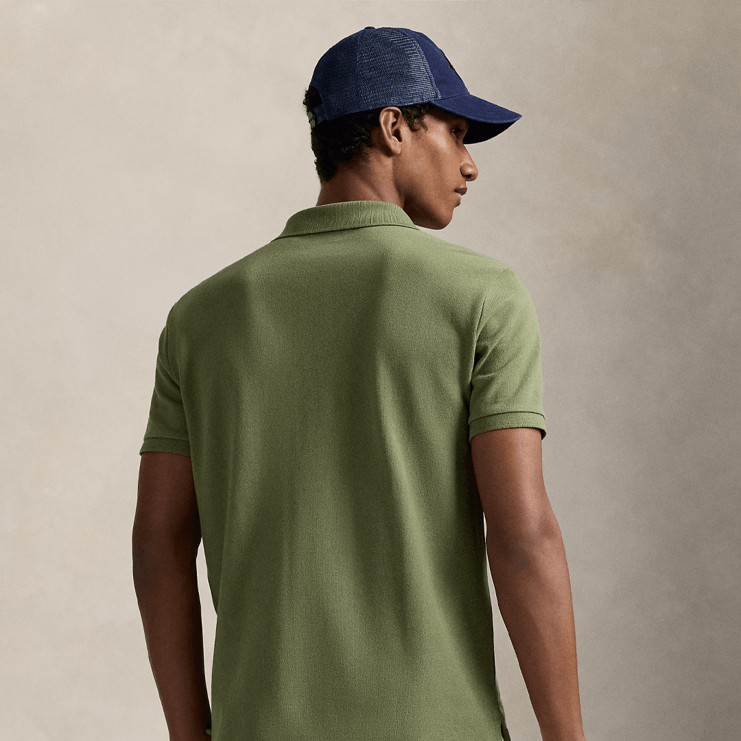 Bear Mesh Polo - Yeşil
