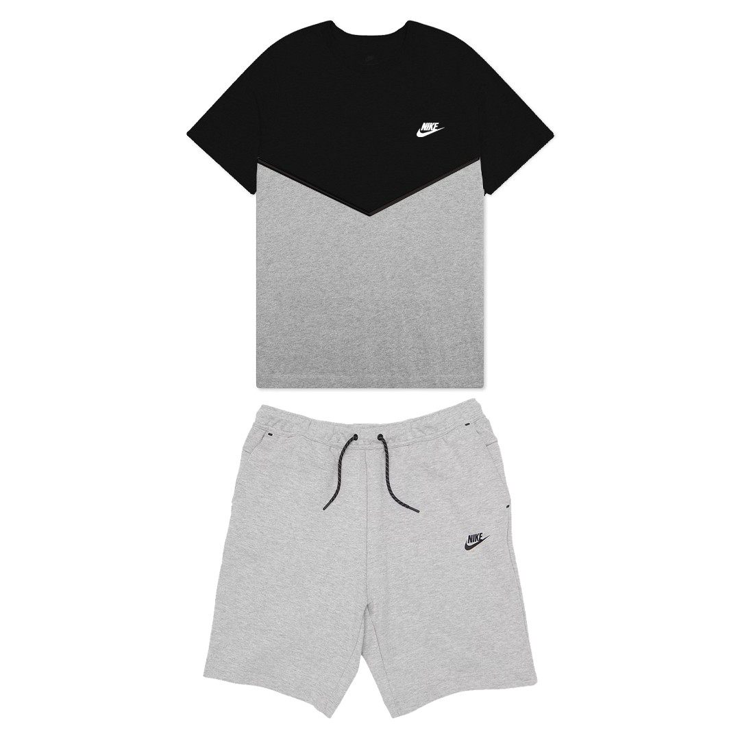 Tech T-Shirt & Tech Fleece Şort Takım