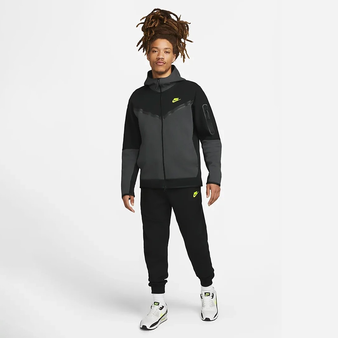 Tech Fleece Joggers - Siyah/Volt
