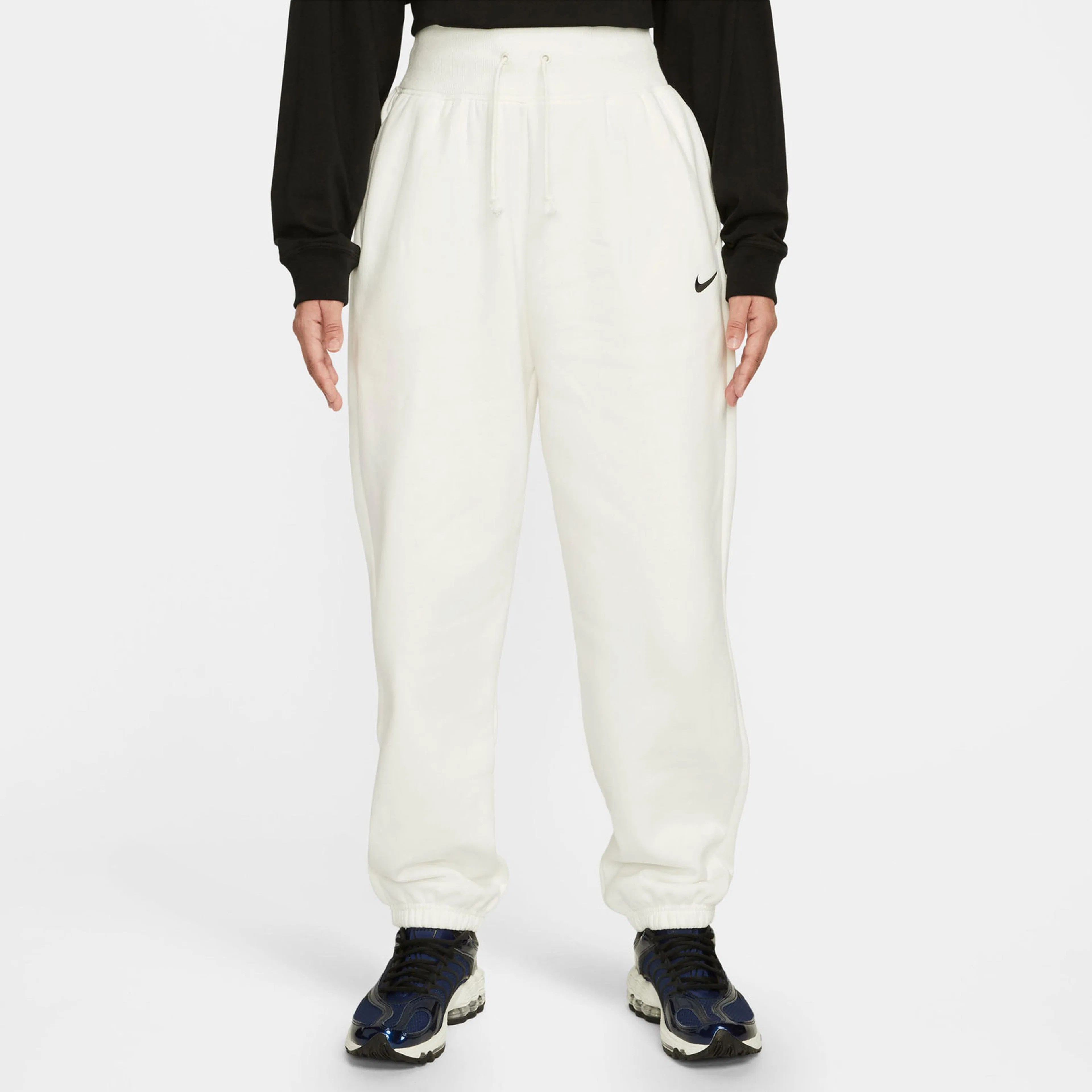 Solo Swoosh Phoenix Fleece Eşofman Altı - Beyaz