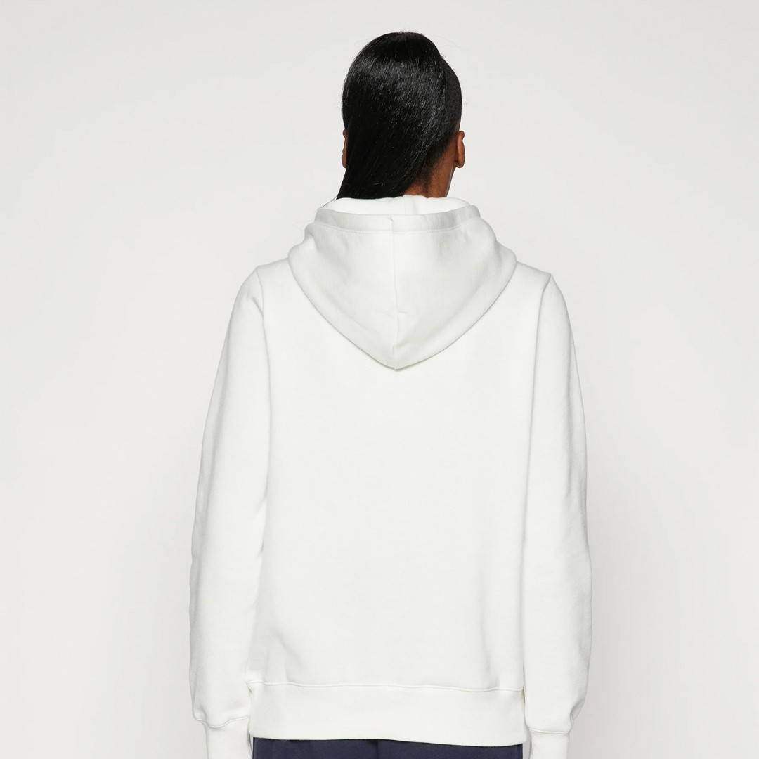 Eco Organic Cotton Hoodie - Beyaz
