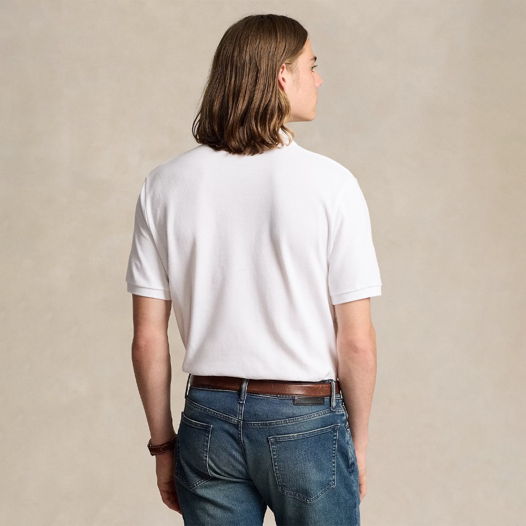 The Iconic Mesh Polo - Beyaz