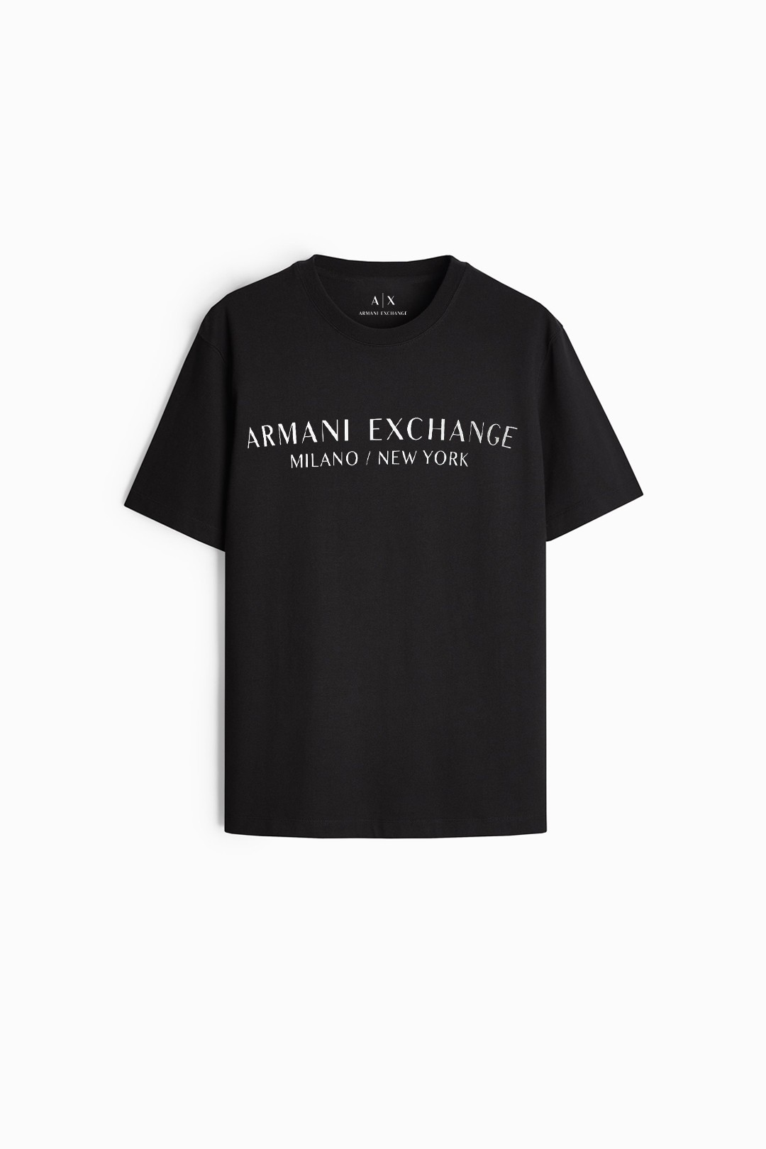 Exchange Logo-Print Cotton T-shirt - Siyah