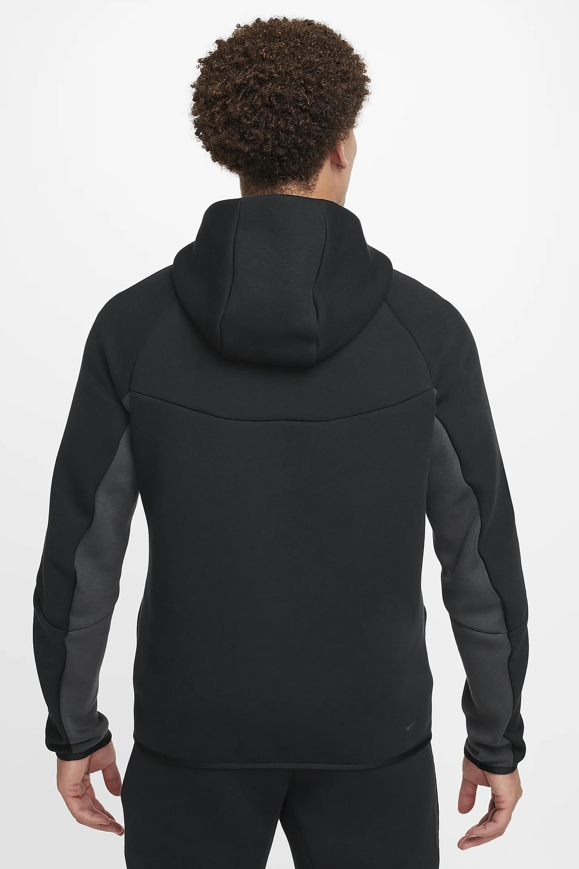 Tech Full-Zip Windrunner Hoodie - Black/Anthracite/Green Strike