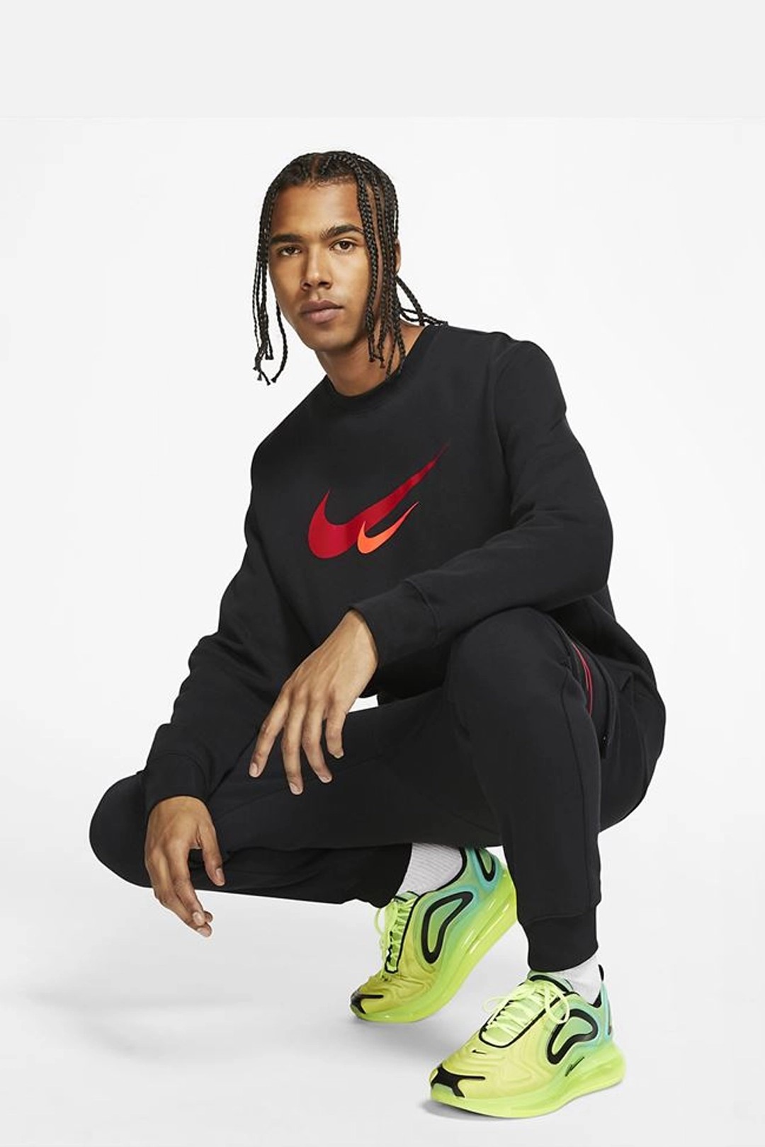 Printed Swoosh Sweatshirt