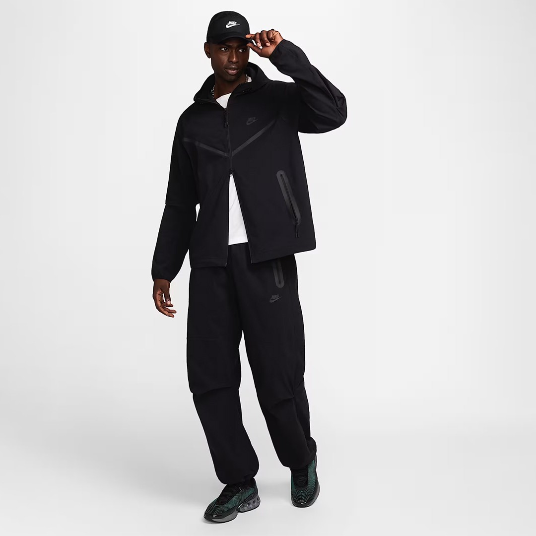 Tech Woven Ceket - Black/Black/Black