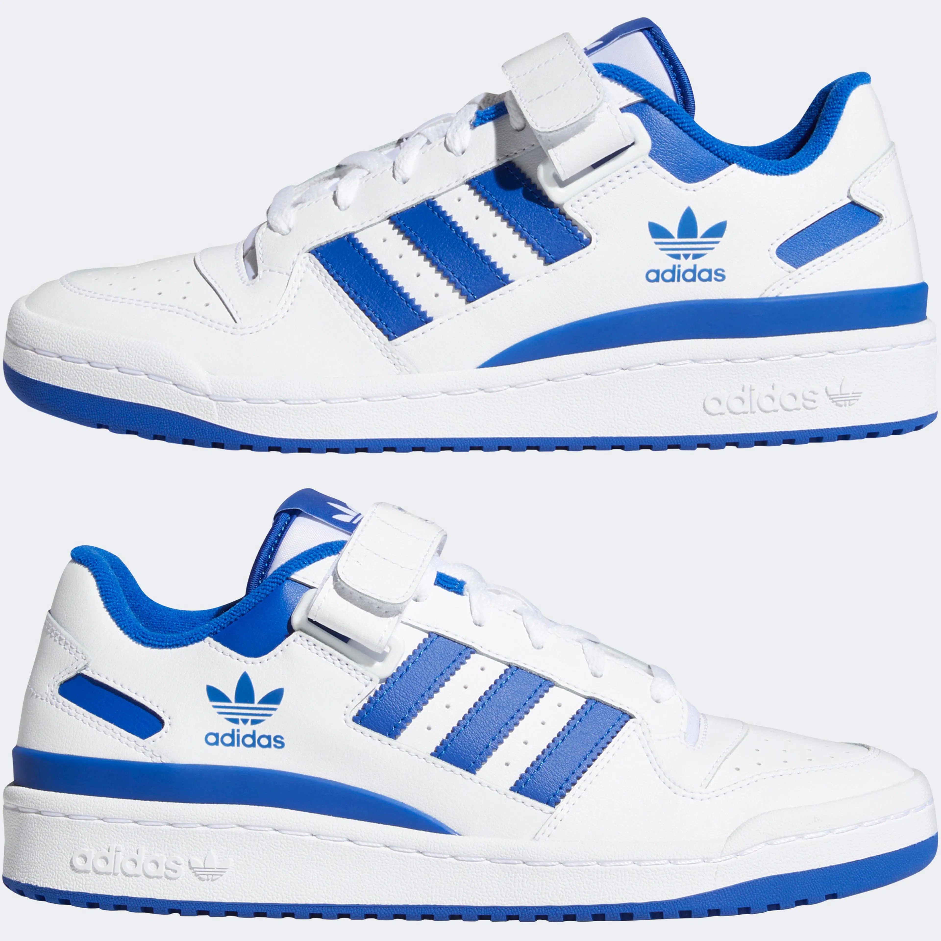 Forum Low - Cloud White / Cloud White / Royal Blue