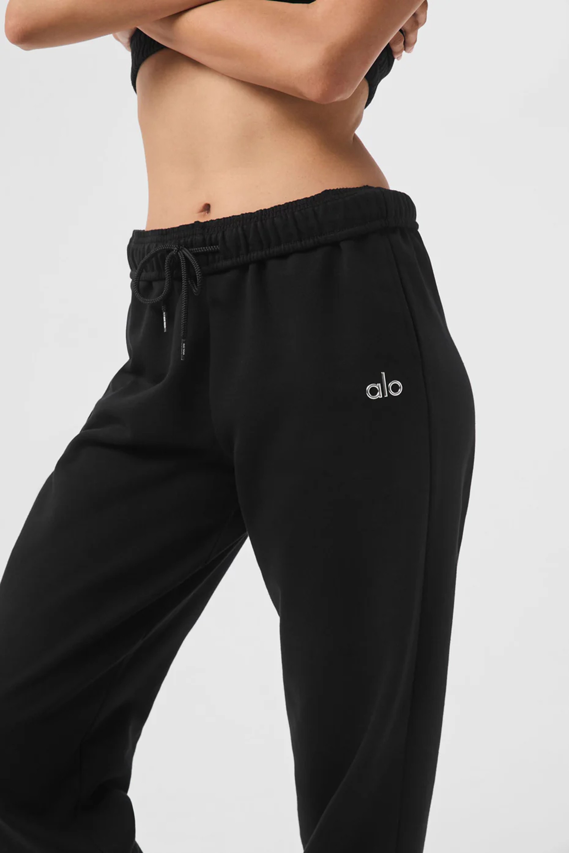 Accolade Straight Leg Sweatpant  - Siyah