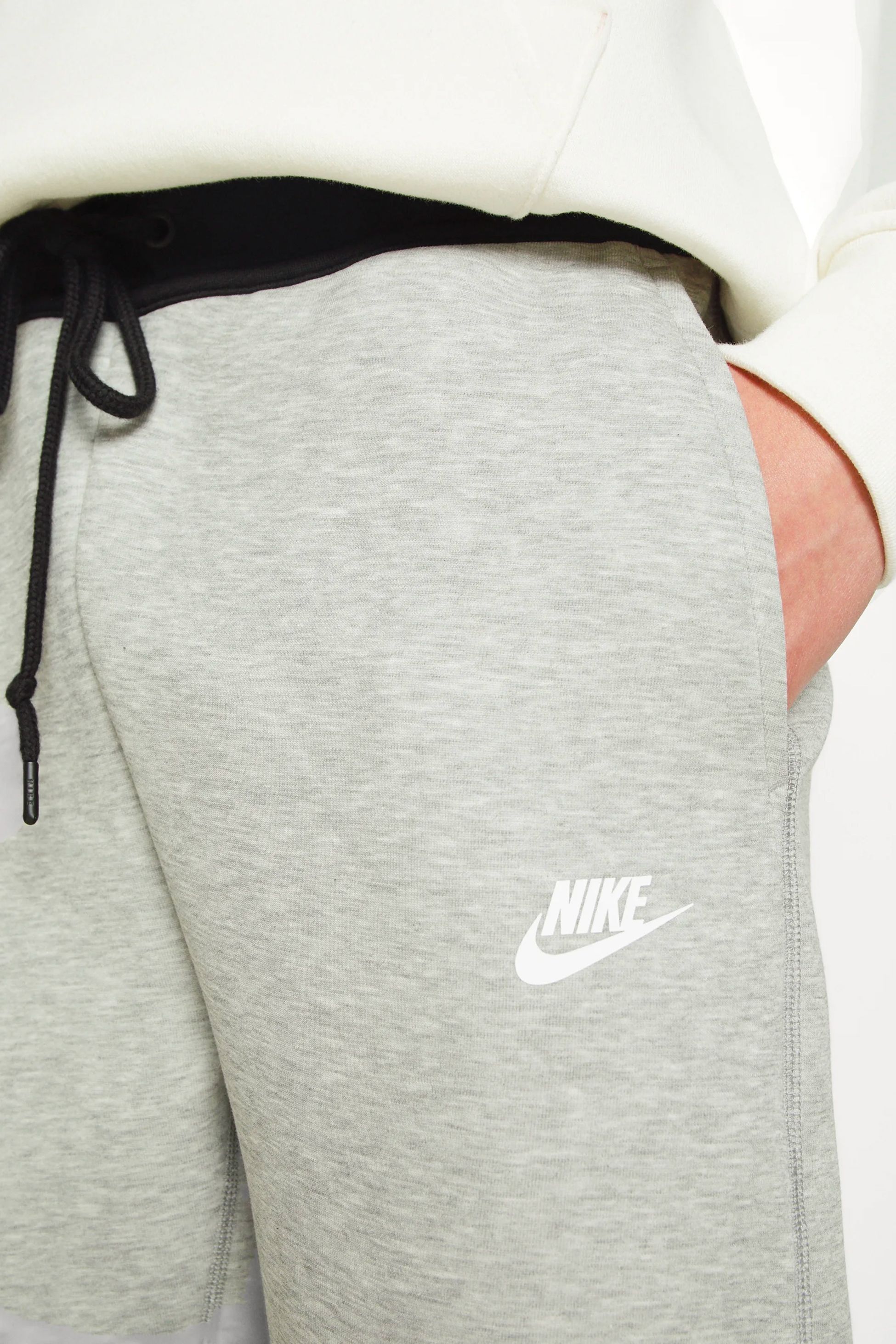 Yeni Tech Fleece Joggers - Dark Grey Heather/Siyah/Beyaz