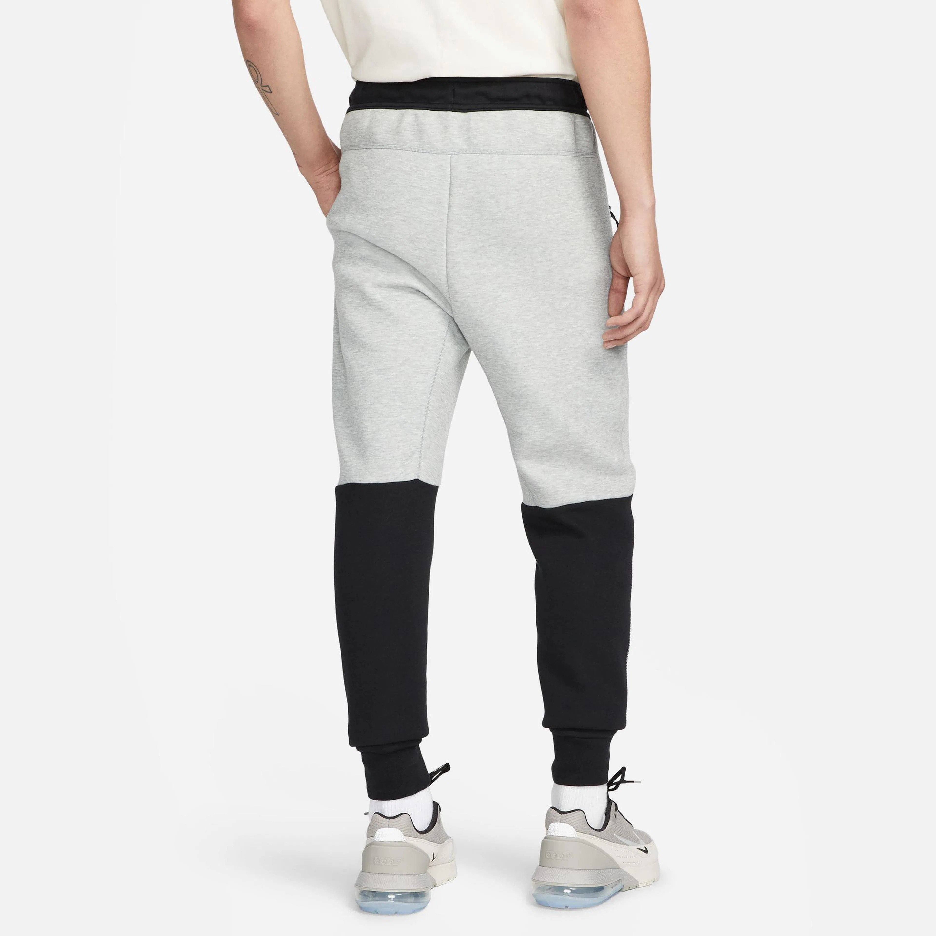 Tech Fleece Joggers - Dark Grey Heather/Siyah/Beyaz