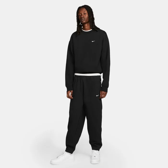 Solo Swoosh Fleece Eşofman Altı - Siyah