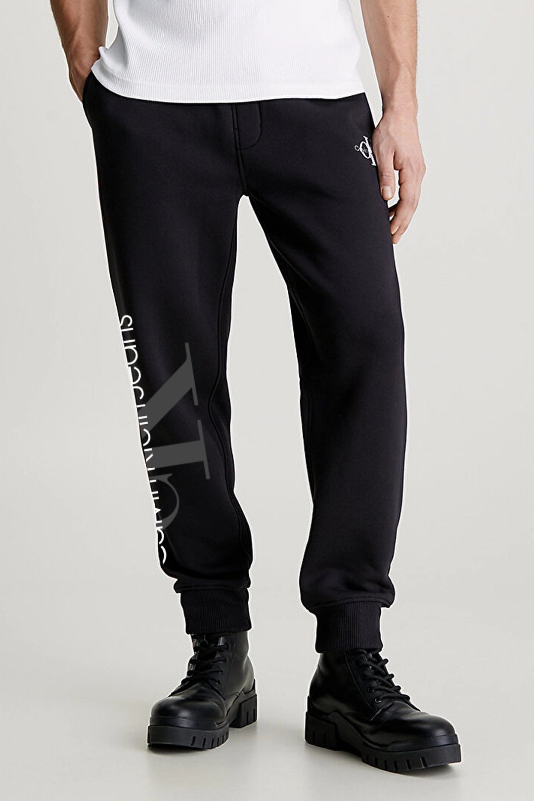 Cotton Blend Fleece Joggers