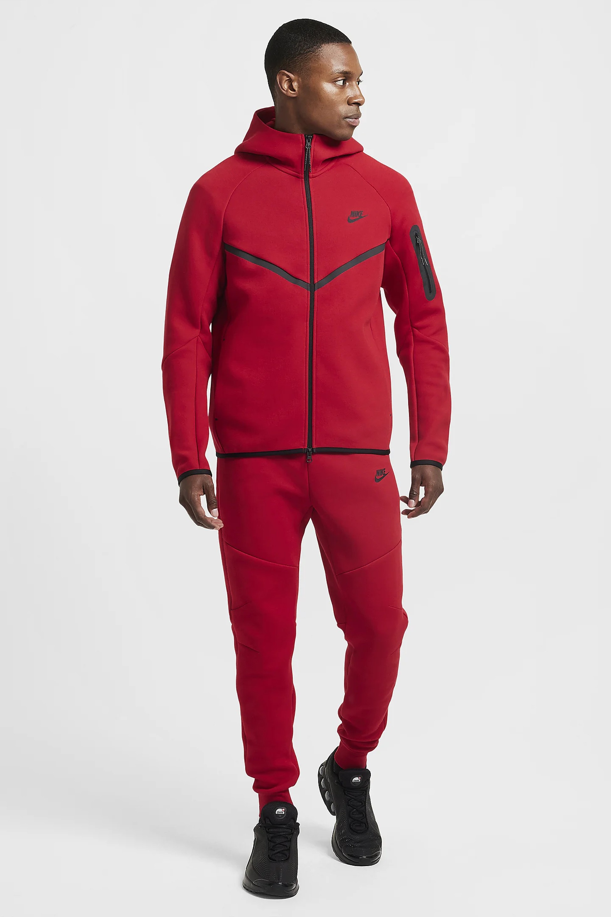 Tech Full-Zip Windrunner Hoodie - University Red