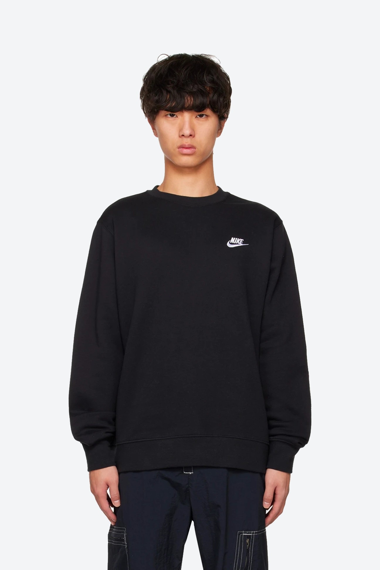 Club French Terry Sweatshirt - Siyah