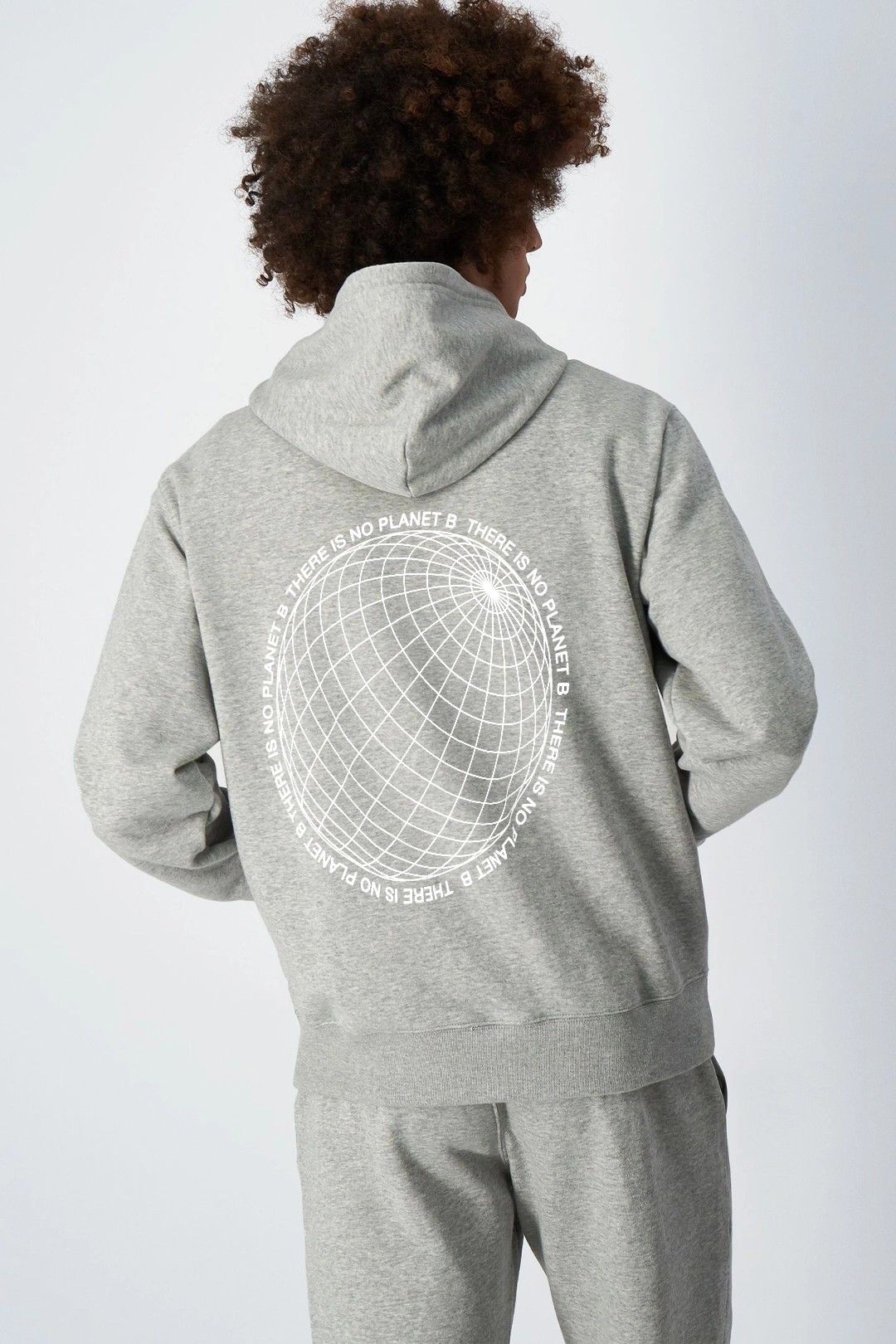 Eco Future Crewneck Hoodie - Gri