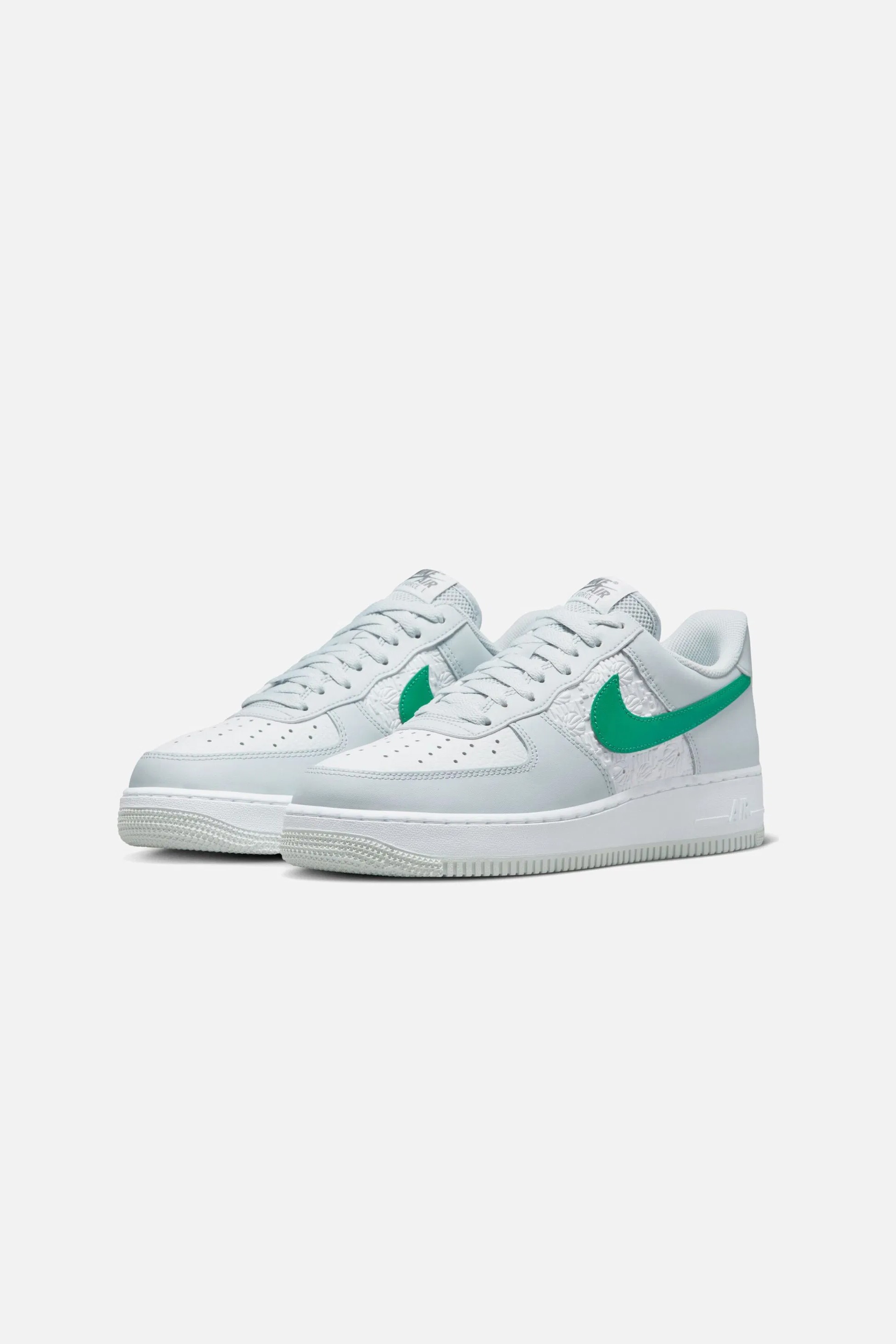 Air Force 1 '07 '' Embossed - Gri/Beyaz/Yeşil