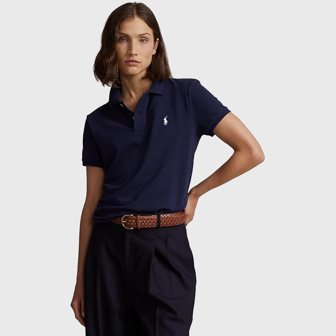 The Iconic Mesh Polo - Lacivert