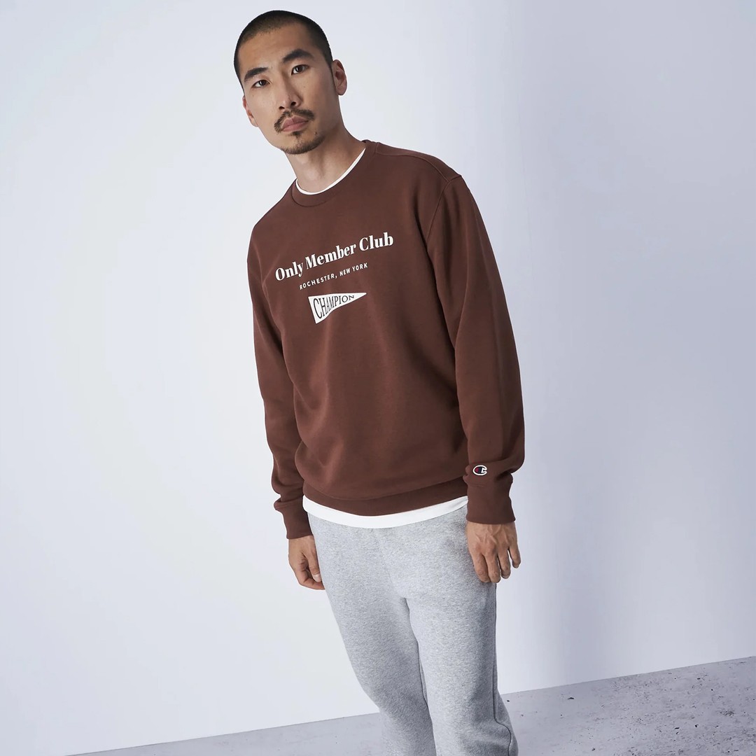 Only Members Club Sweatshirt - Kahverengi